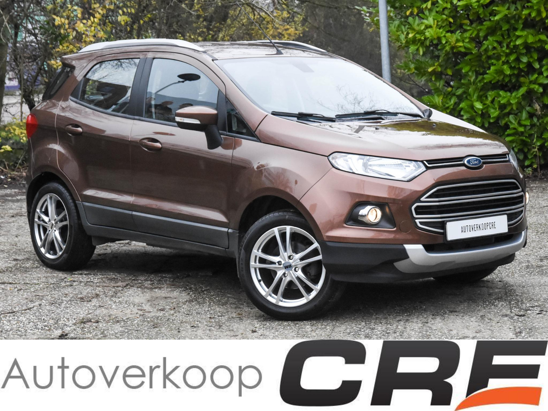 Ford EcoSport 1.0Titanium Leder automaat / keyless Go / stoelverwarming / airco / cruise control / 17" LM-velgen / 4 elek. ramen