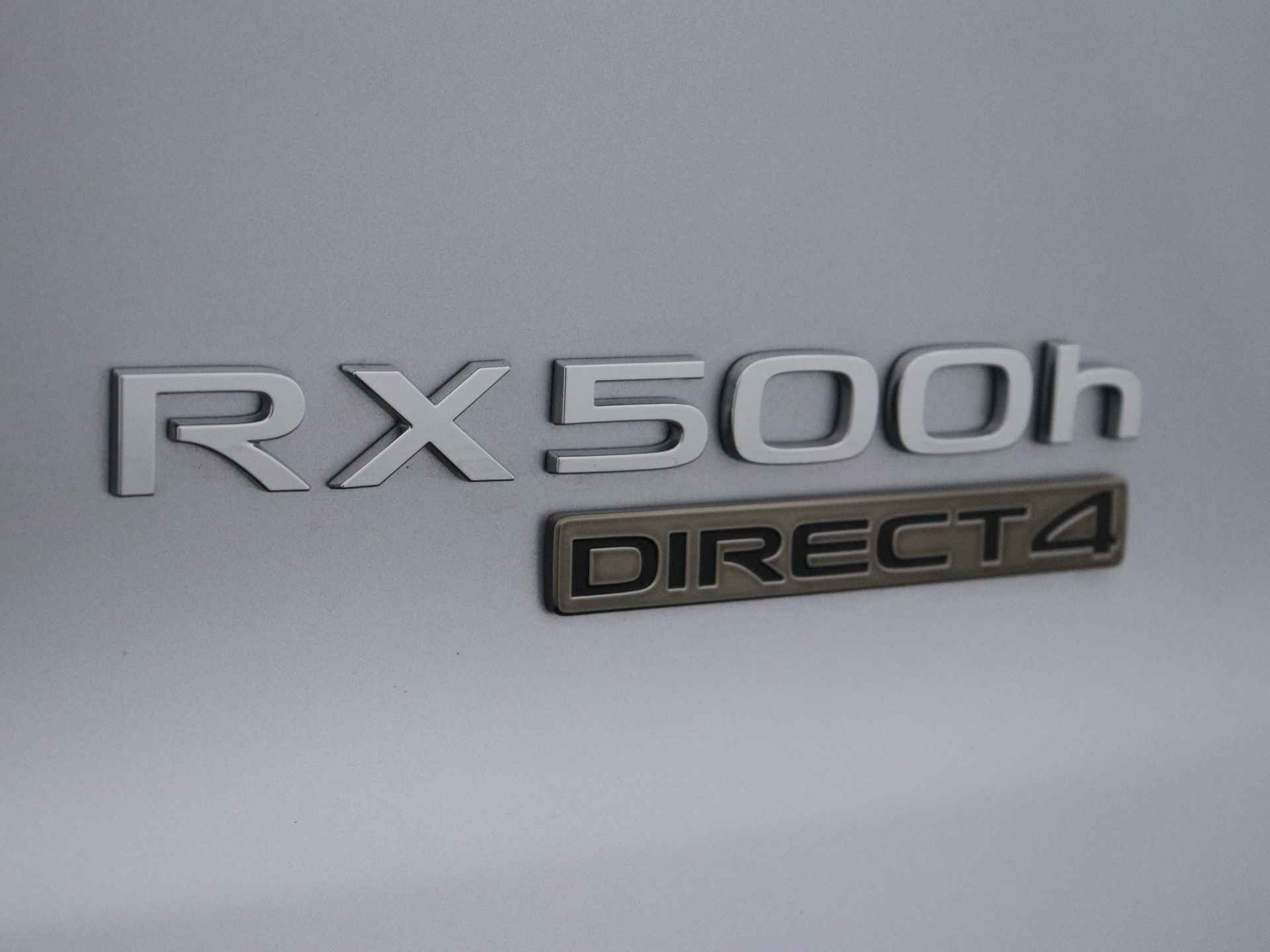 Lexus RX 500h Turbo Hybrid F Sport Line | Panoramadak | Mark Levinson | Stoelverwarming + Koeling | Head-Up Display | - 43/55