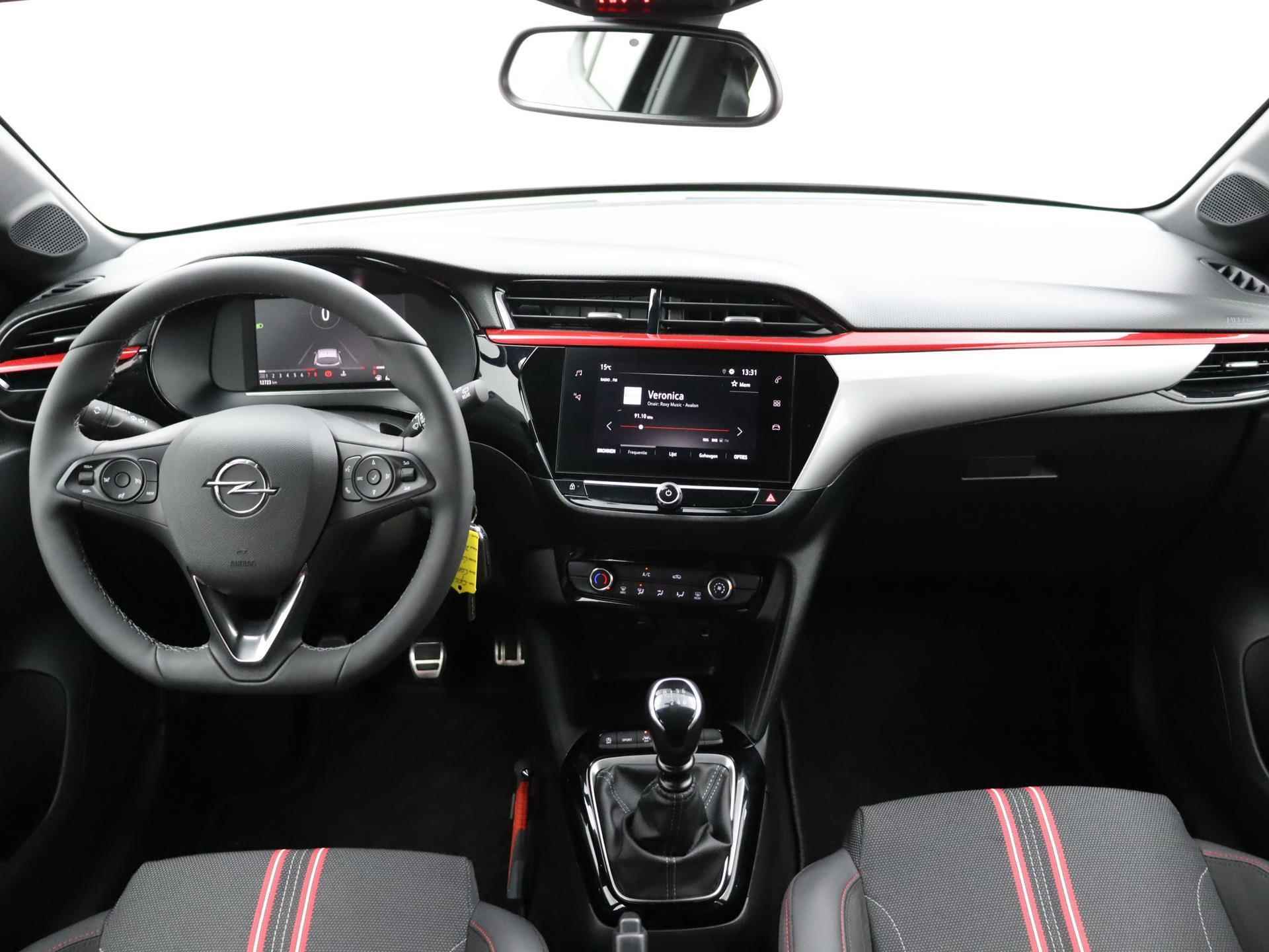 Opel Corsa 1.2 GS Line 100pk | Digitale Cockpit | Camera | Parkeersensoren | 16" Black Gloss velgen - 25/30