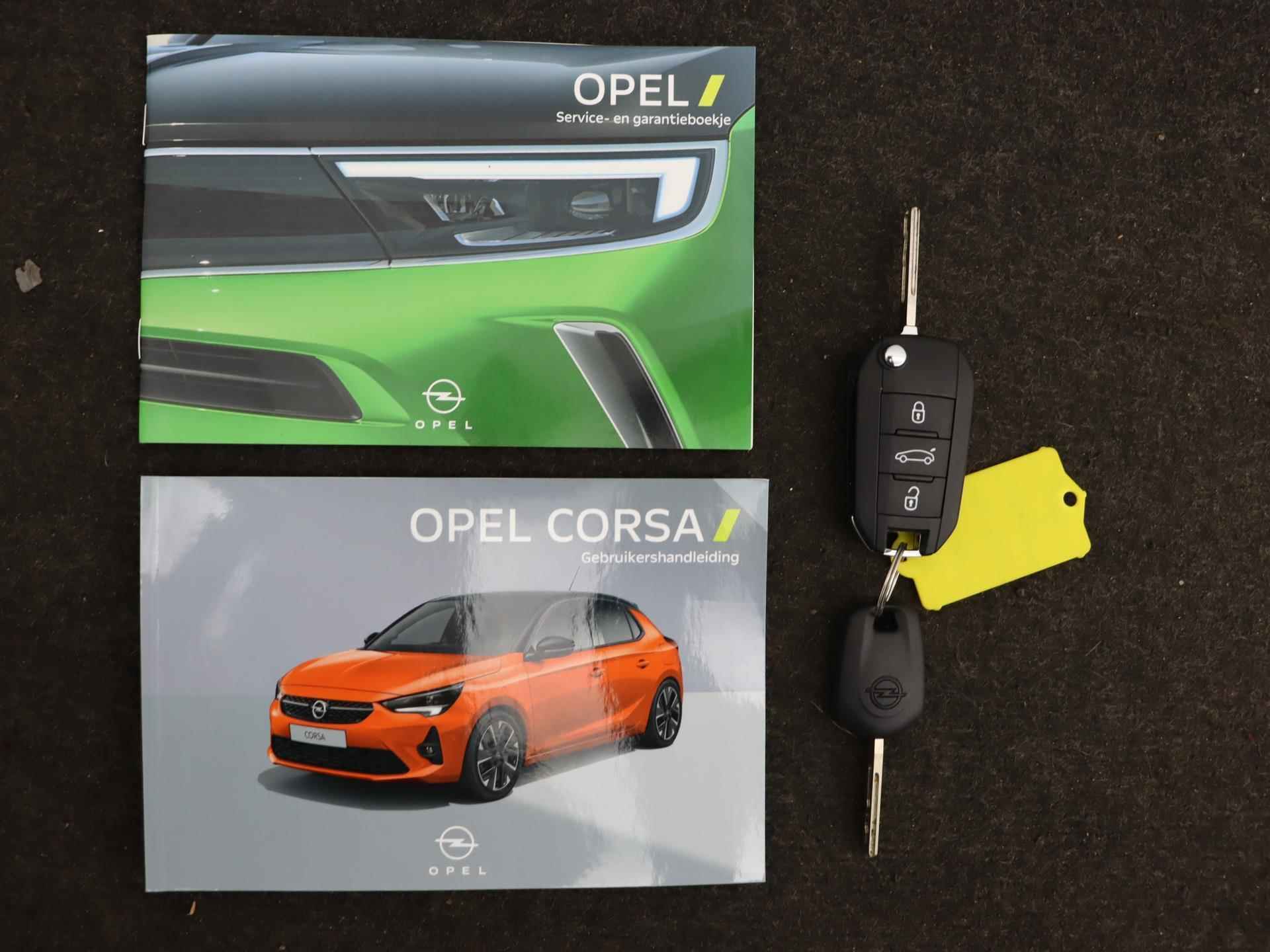 Opel Corsa 1.2 GS Line 100pk | Digitale Cockpit | Camera | Parkeersensoren | 16" Black Gloss velgen - 29/30