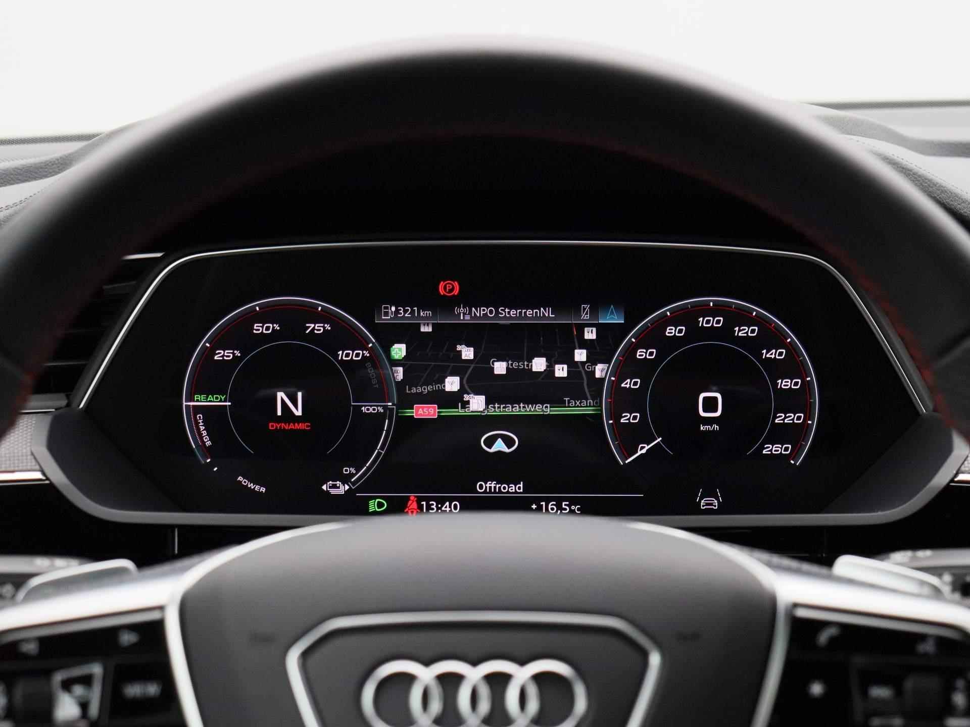 Audi Q8 e-tron 55 quattro S Edition 115 kWh 408 PK | S-line Interieur & Exterieur | Navigatie | 360 Camera | Panoramadak | Adaptive Cruise Control | Head-up Display | Stoelverwarming | Lichtmetalen velgen | Climate Control | Audi Virtual Mirrors | Fabrieksgarantie | - 8/56