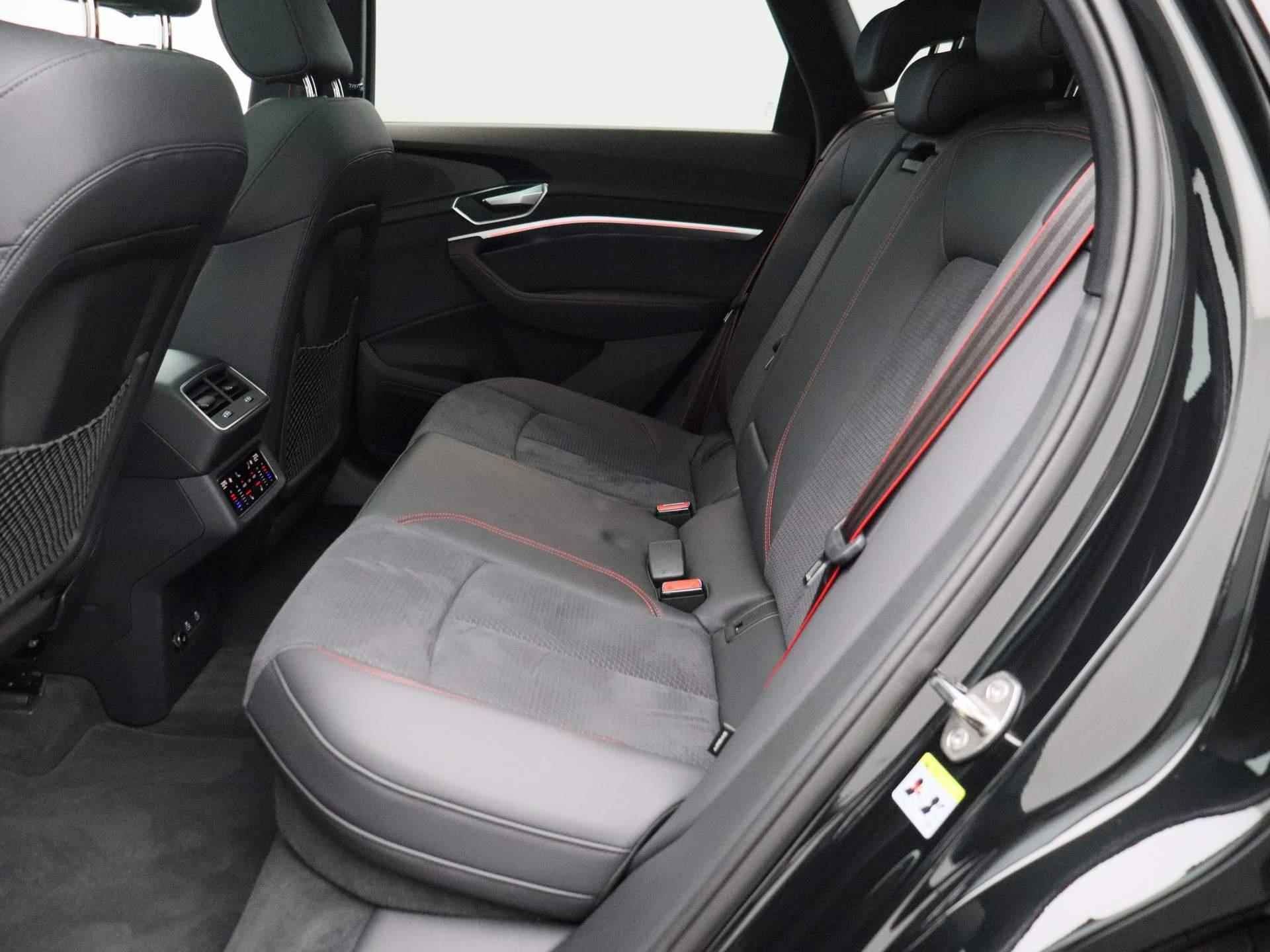 Audi Q8 e-tron 55 quattro S Edition 115 kWh 408 PK | S-line | 360 Camera | Panoramadak | Adaptive Cruise Control | Head-up Display | Stoelverwarming | Lichtmetalen velgen | Climate Control | Audi Virtual Mirrors | Fabrieksgarantie | - 13/56