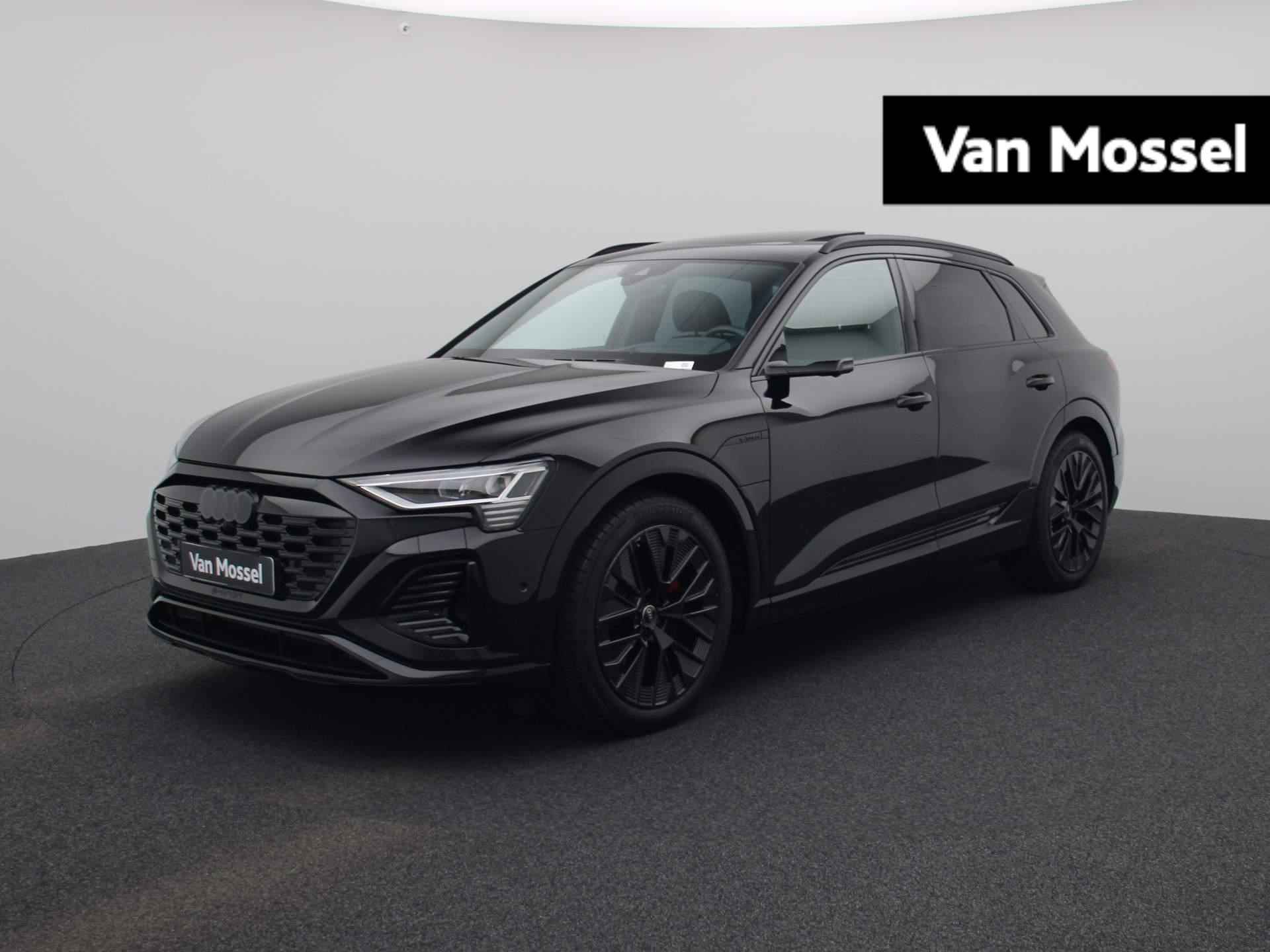 Audi Q8 e-tron 55 quattro S Edition 115 kWh 408 PK | S-line | 360 Camera | Panoramadak | Adaptive Cruise Control | Head-up Display | Stoelverwarming | Lichtmetalen velgen | Climate Control | Audi Virtual Mirrors | Fabrieksgarantie | - 1/56