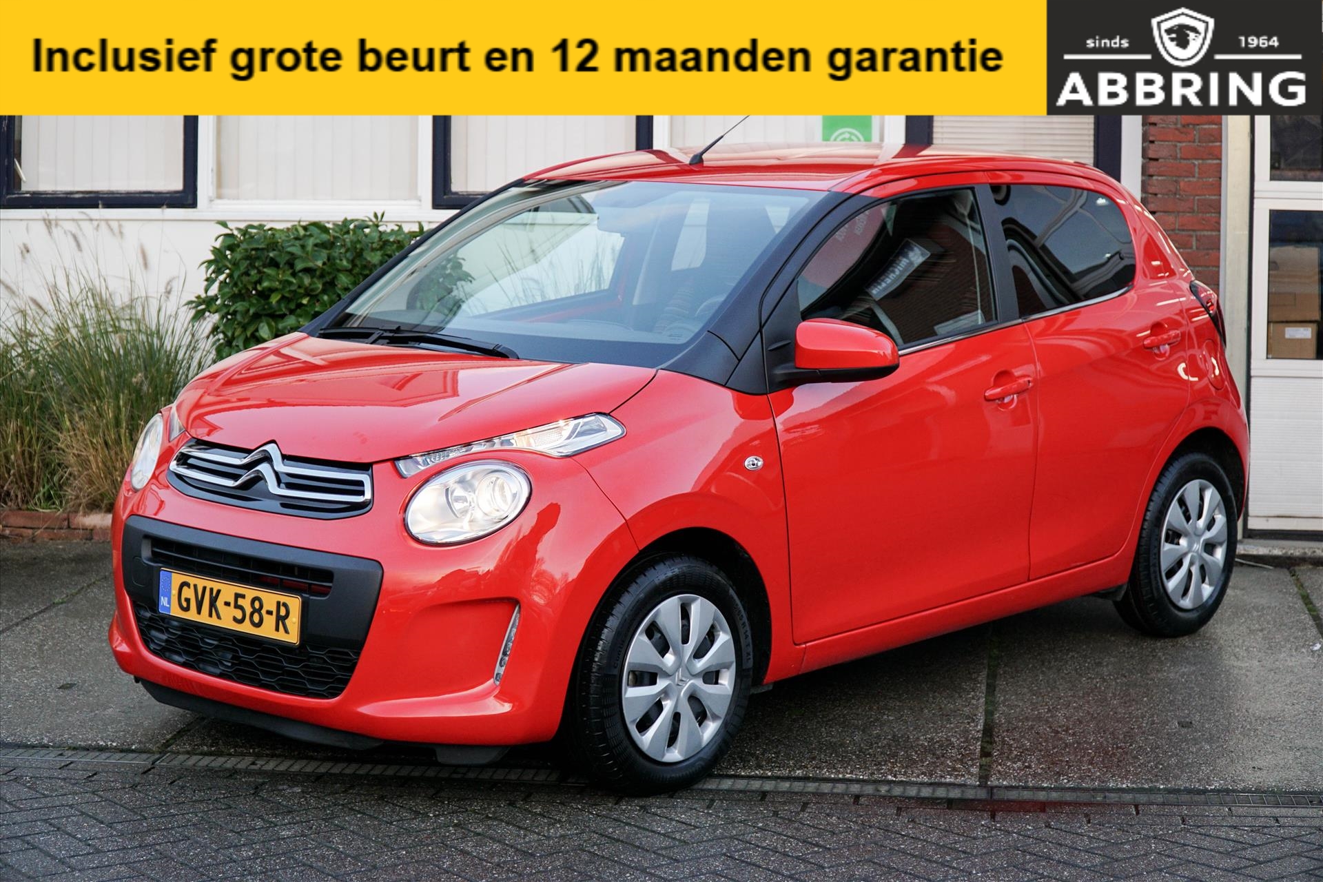 CITROEN C1 airco, parkeerhulp, touchscreen met AppleCarplay