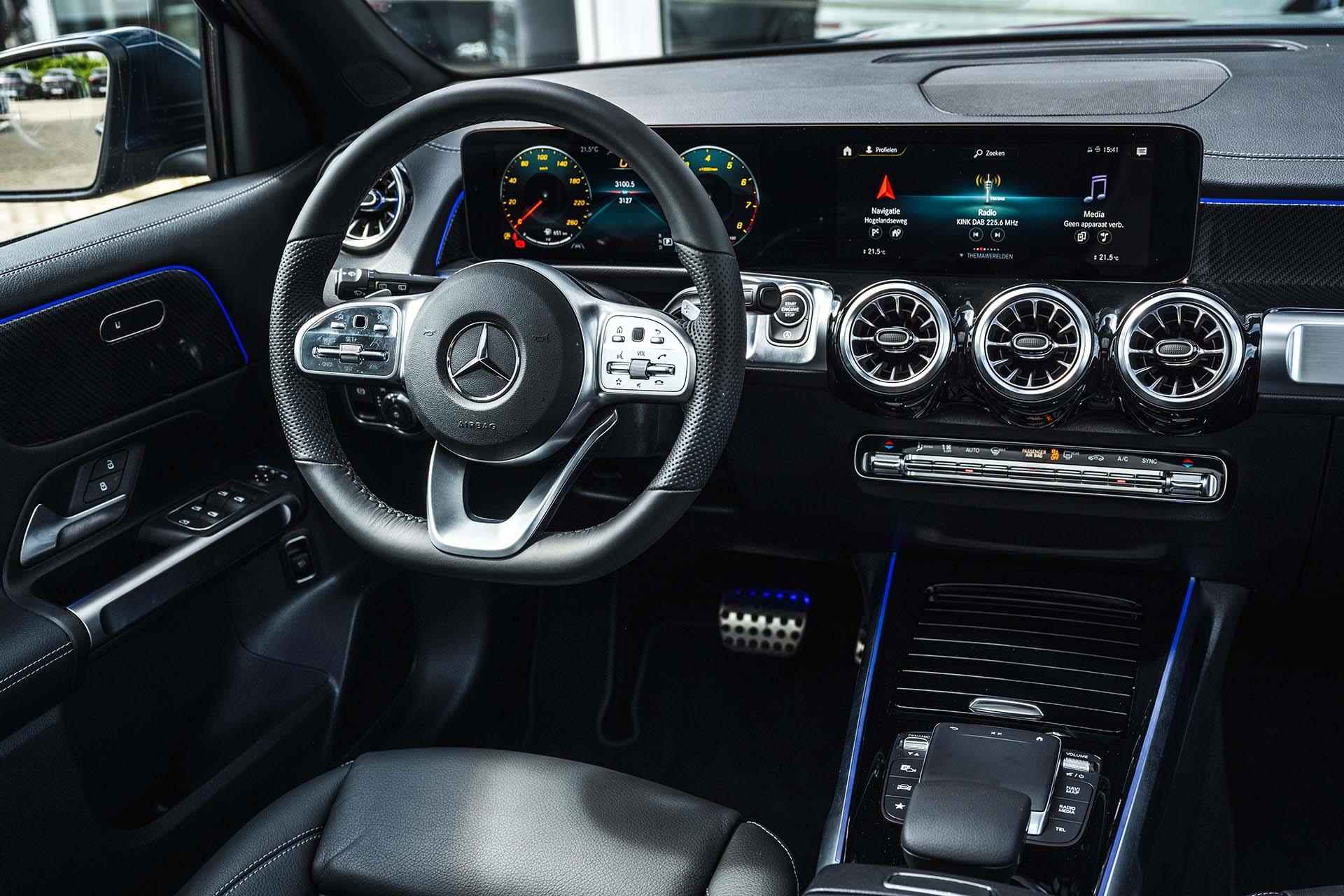 Mercedes-Benz GLB 200 AMG Line | Panoramadak | Adaptieve cruisecontrol | Lederen bekleding | Sfeerverlichting | 360 camera | - 19/37