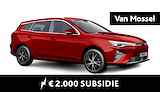MG 5 Long Range Luxury 61 kWh  / Diamond Red  ACTIE € 4500,= voorraad registratiekorting ( Particulier € 2000,= subsidie mogelijk) / diverse kleuren op voorraad !!!! WLTP 380 KM