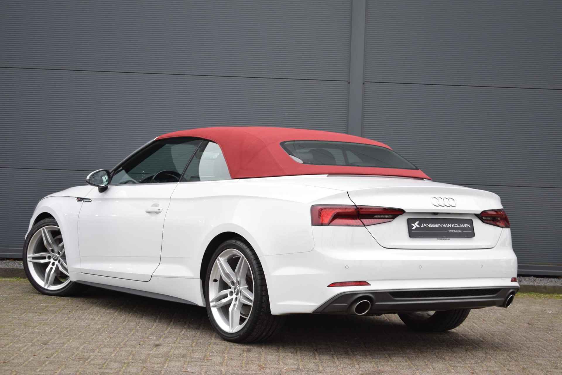 Audi A5 Cabriolet 40 TFSI Design Pro Line Plus / S-Line / Sportstoelen / Camera / Leder - 4/57