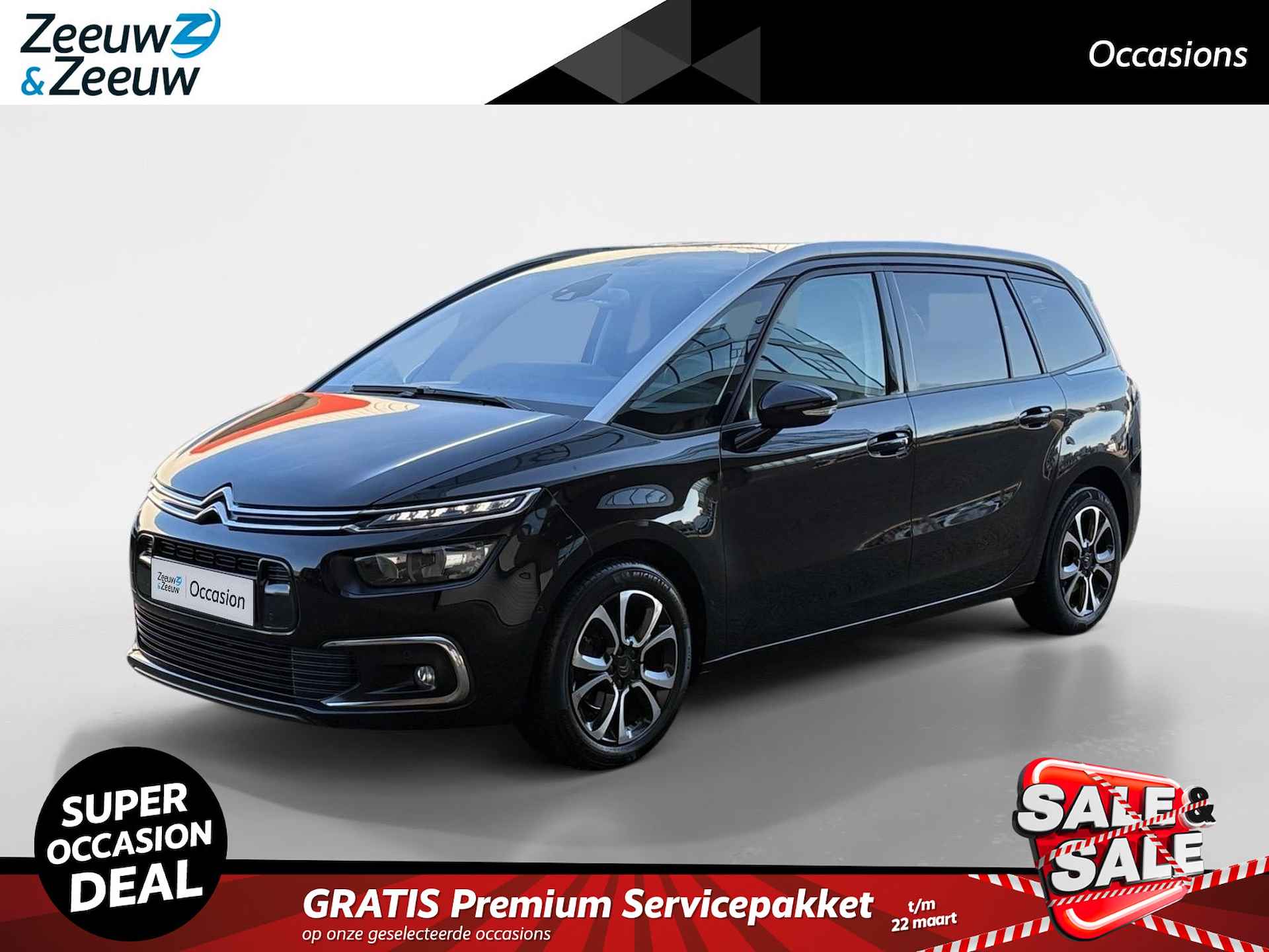 Citroen Grand C4 SpaceTourer 1.2 PureTech Business | 7 Persoons | Parkeercamera | Dodehoek Detectie | Navigatie | Cruise Control |