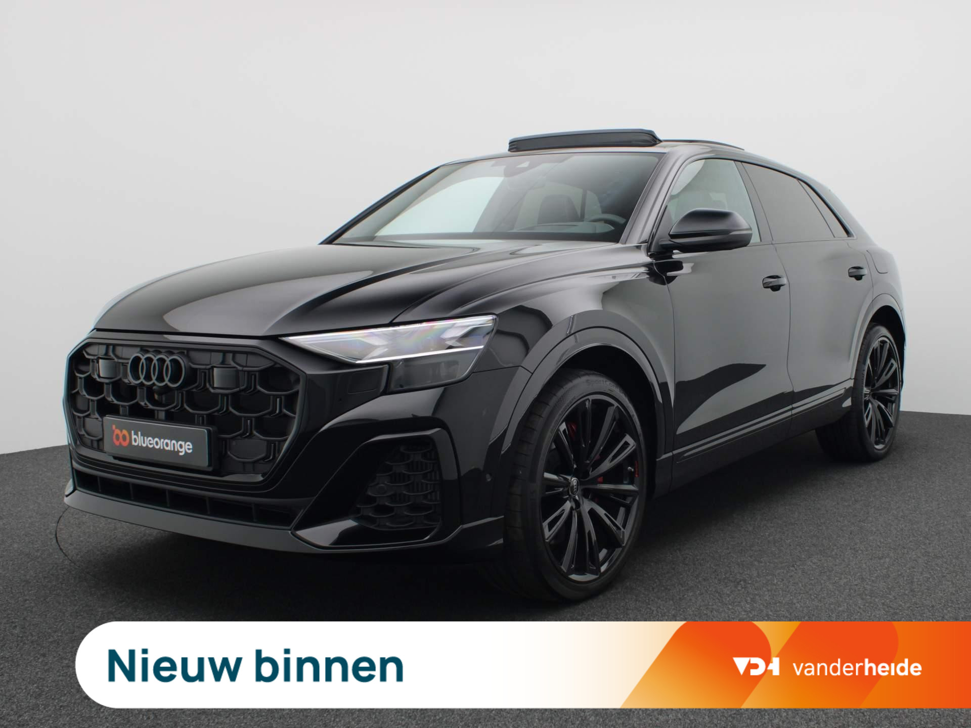 Audi Q8 55 TFSI e quattro Pro Line S 394PK Tiptronic Advanced Onderstel, Panoramadak, 360 gr. camera, trekhaak, leder, Laser-led, Bang&Olufsen, head-up, stoelventilatie, luchtvering, 23" lichtmetaal