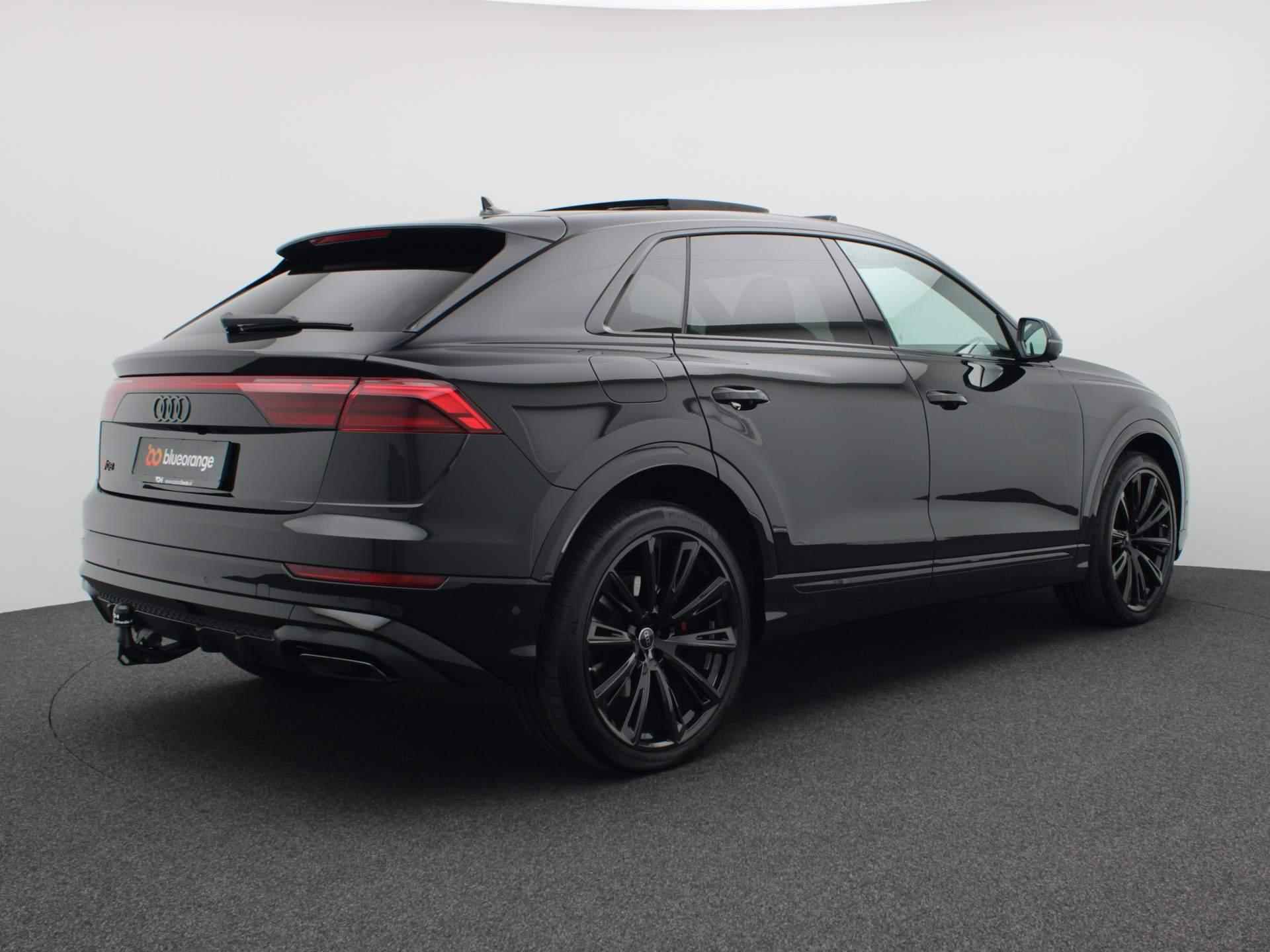 Audi Q8 55 TFSI e quattro Pro Line S 394PK Tiptronic Advanced Onderstel, Panoramadak, 360 gr. camera, trekhaak, leder, Laser-led, Bang&Olufsen, head-up, stoelventilatie, luchtvering, 23" lichtmetaal - 3/64