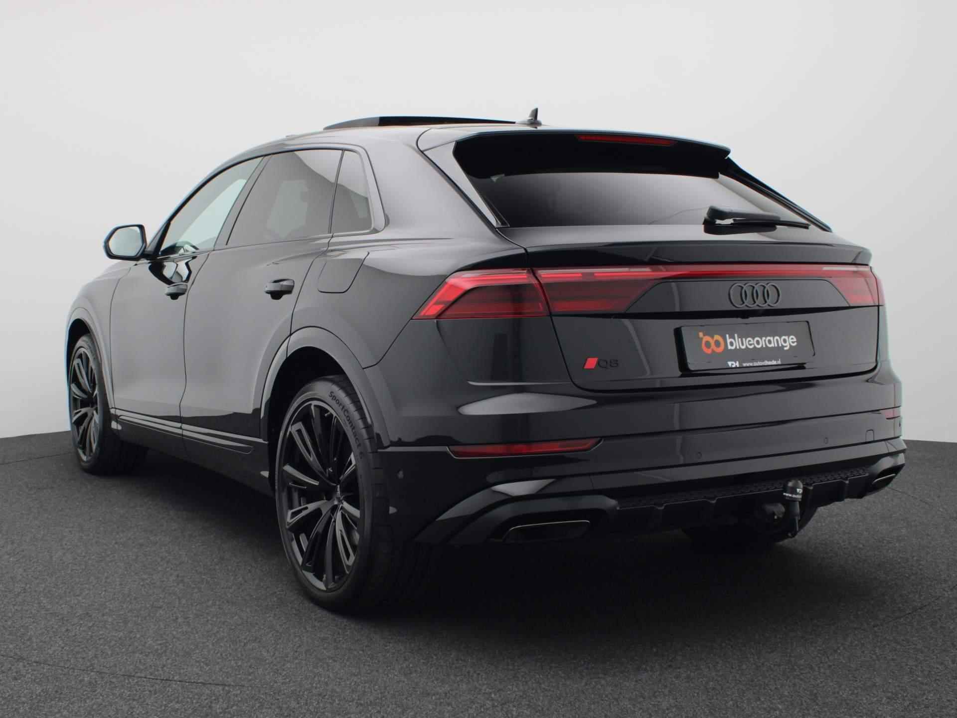 Audi Q8 55 TFSI e quattro Pro Line S 394PK Tiptronic Advanced Onderstel, Panoramadak, 360 gr. camera, trekhaak, leder, Laser-led, Bang&Olufsen, head-up, stoelventilatie, luchtvering, 23" lichtmetaal - 10/64