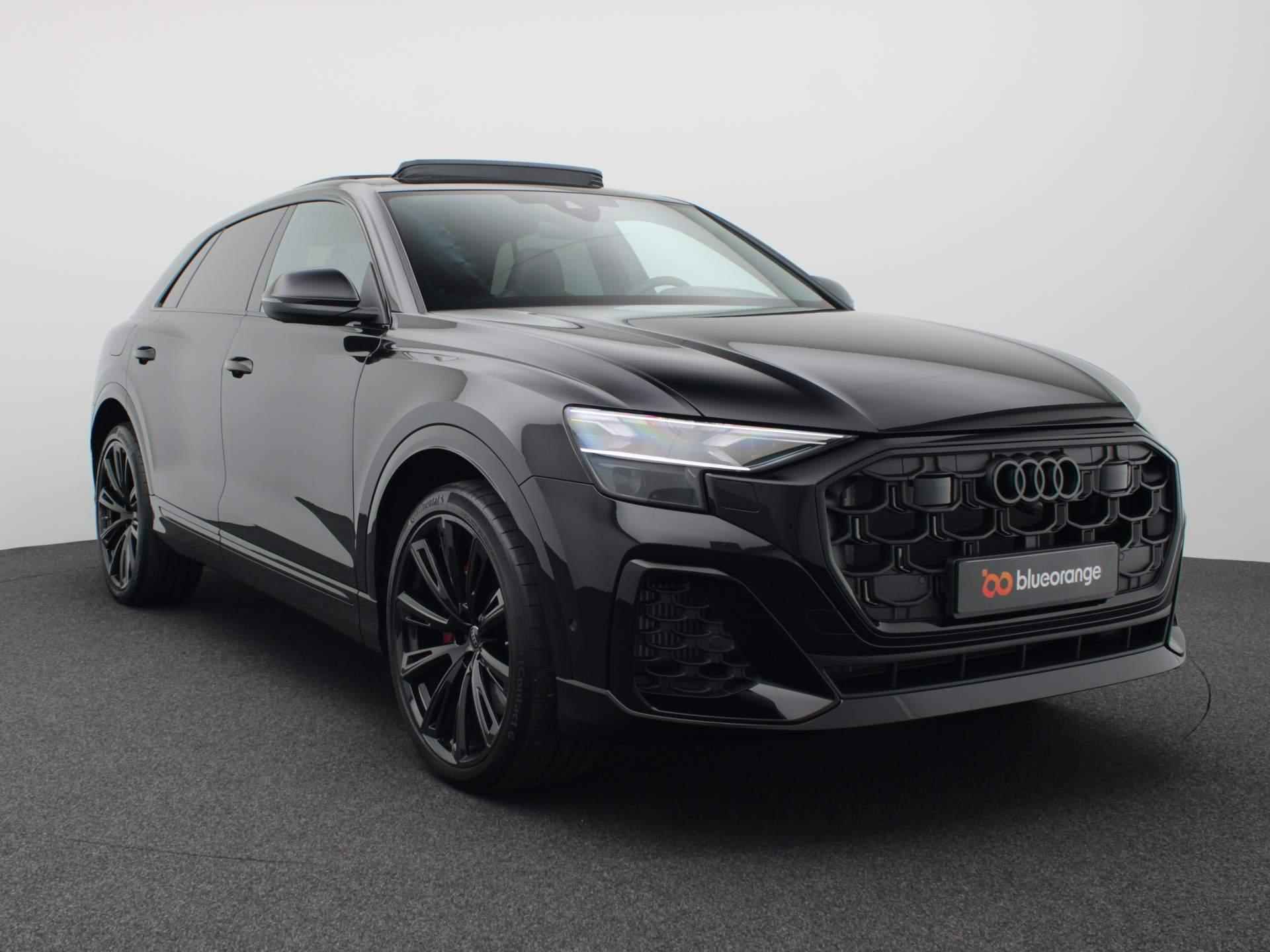 Audi Q8 55 TFSI e quattro Pro Line S 394PK Tiptronic Advanced Onderstel, Panoramadak, 360 gr. camera, trekhaak, leder, Laser-led, Bang&Olufsen, head-up, stoelventilatie, luchtvering, 23" lichtmetaal - 12/64