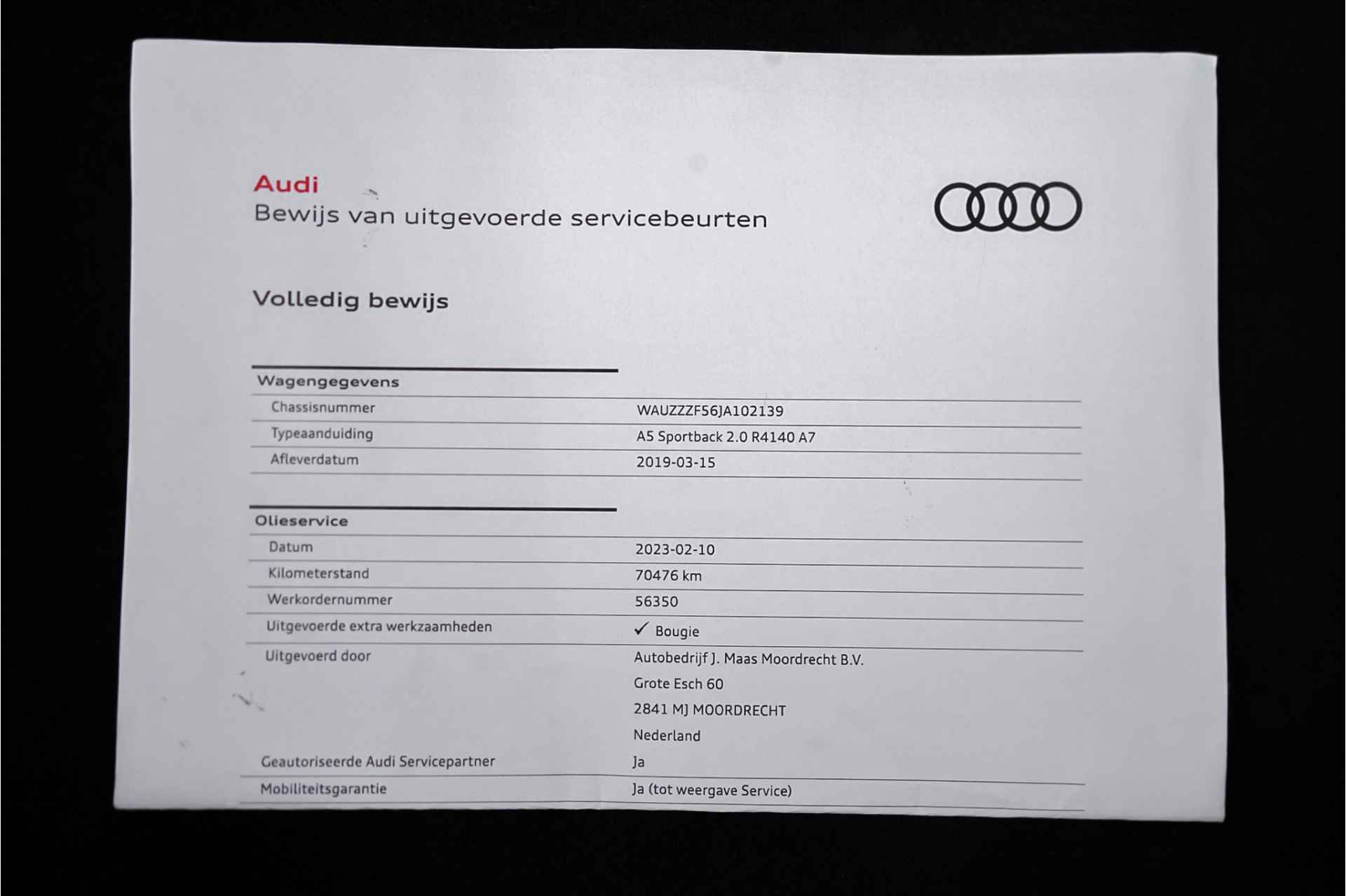 Audi A5 Sportback 2.0 TFSI S-line Competition Pano B&O 19" Ori NL - 11/54