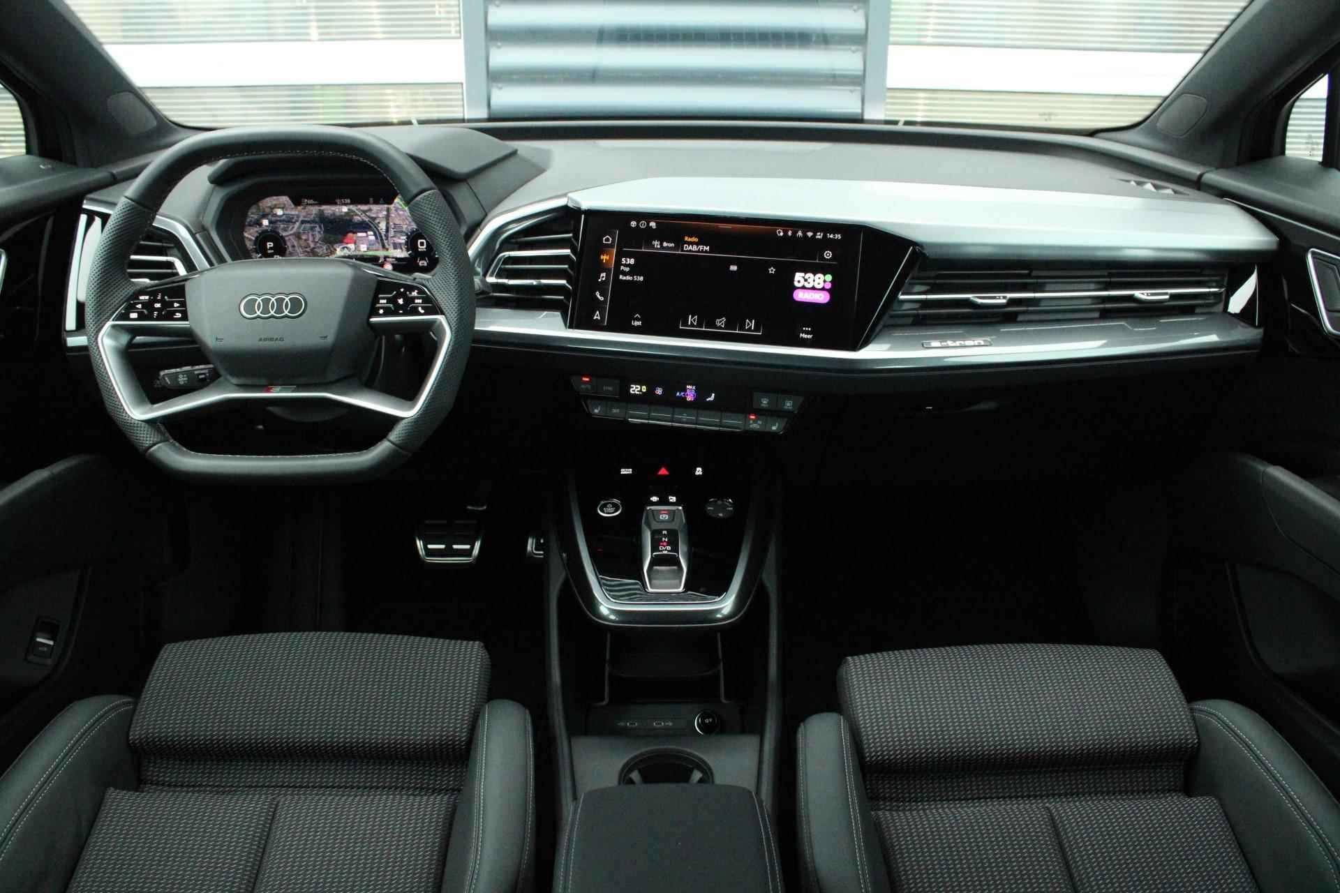 Audi Q4 e-tron 45 quattro S Edition 286pk 82 kWh | Warmtepomp | LMV 20" | Panoramadak - 5/53