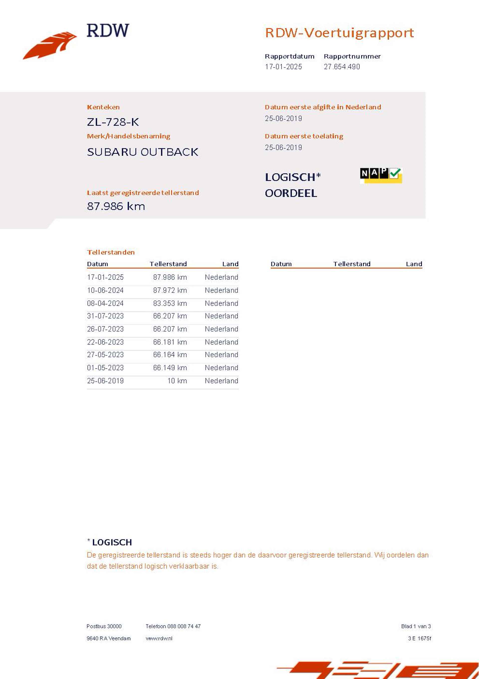 Subaru Outback 2.5i 175PK CVT EyeSight Premium | Leder | Navi | Trekhaak | All Season | Spatbordrandenset - 52/52