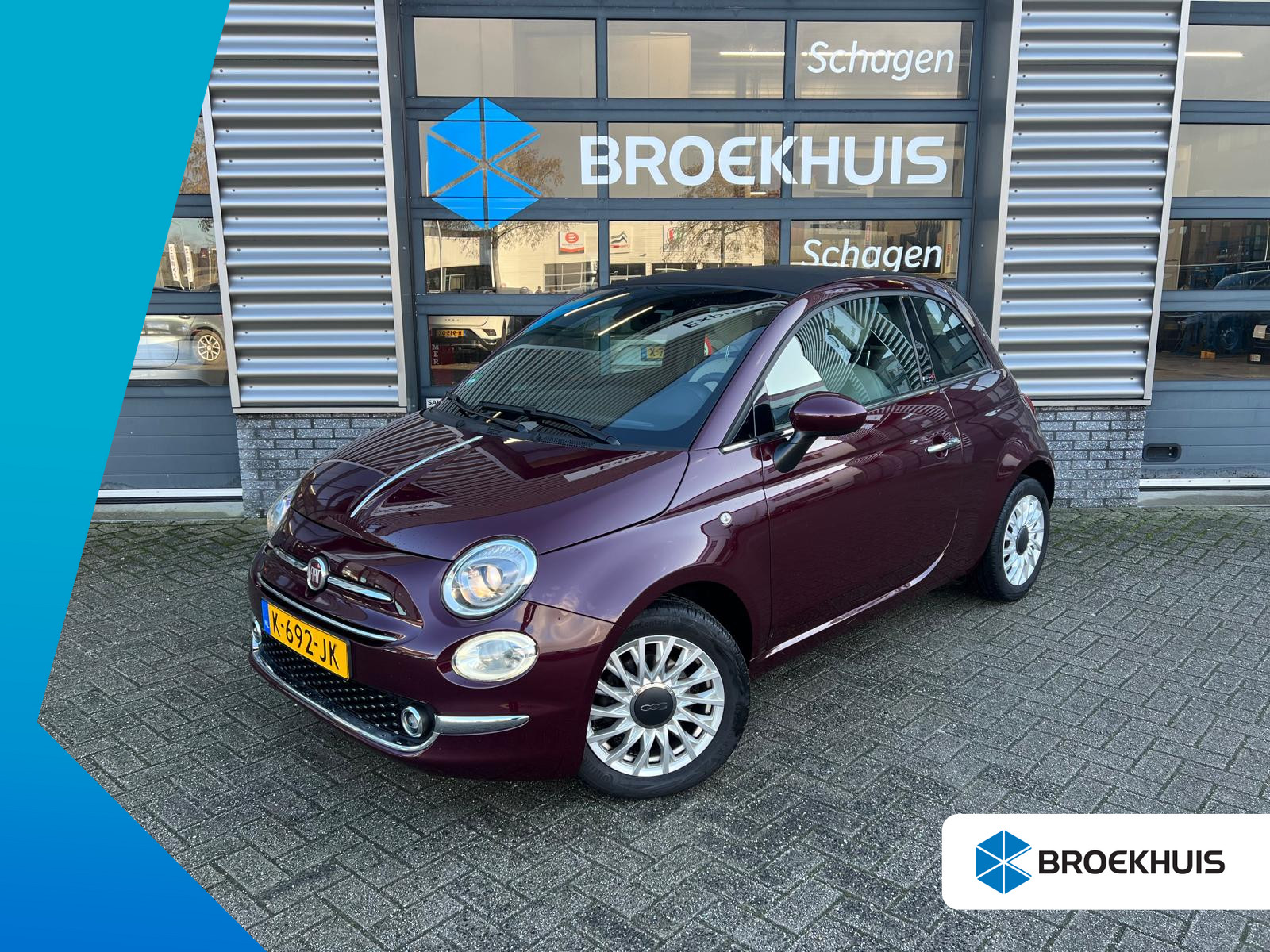 Fiat 500 Cabrio 1.0 70 pk Hybrid Star | Apple Carplay/Android | Cruise control | Climatronic |