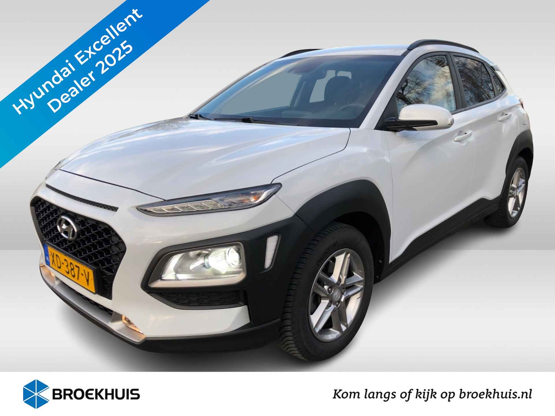 Hyundai KONA 1.0T Comfort | Trekhaak | Navigatie by App | AllSeason | Achteruitrijcamera | Climate Control | Parkeersensoren | Cruise Control