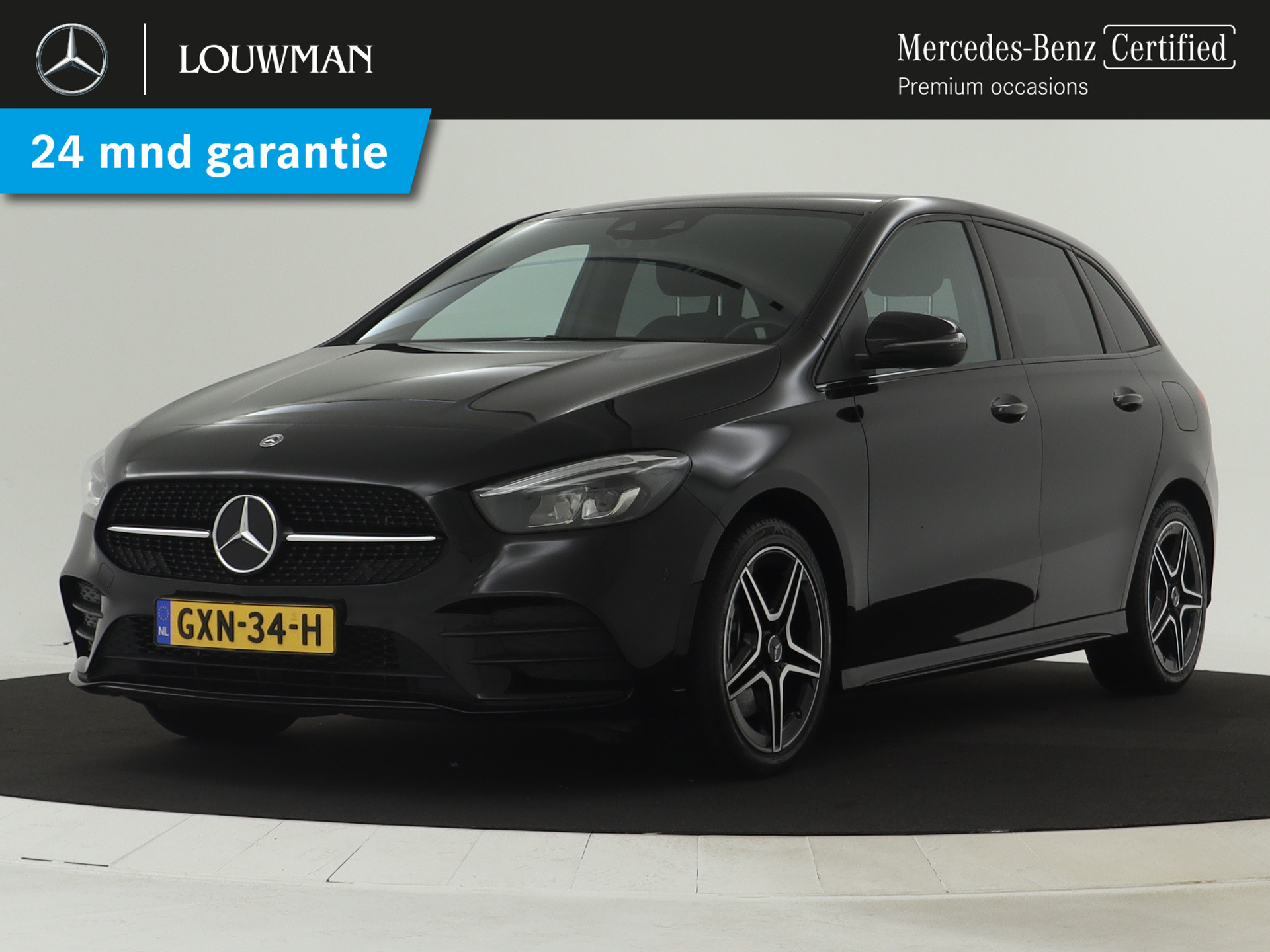 Mercedes-Benz B-Klasse 250 e AMG Plug-In Hybride | Achteruitrijcamera | AMG styling | Night Pakket | Sfeerverlichting | Navigatie | Inclusief 24 maanden MB Certified garantie voor Europa.