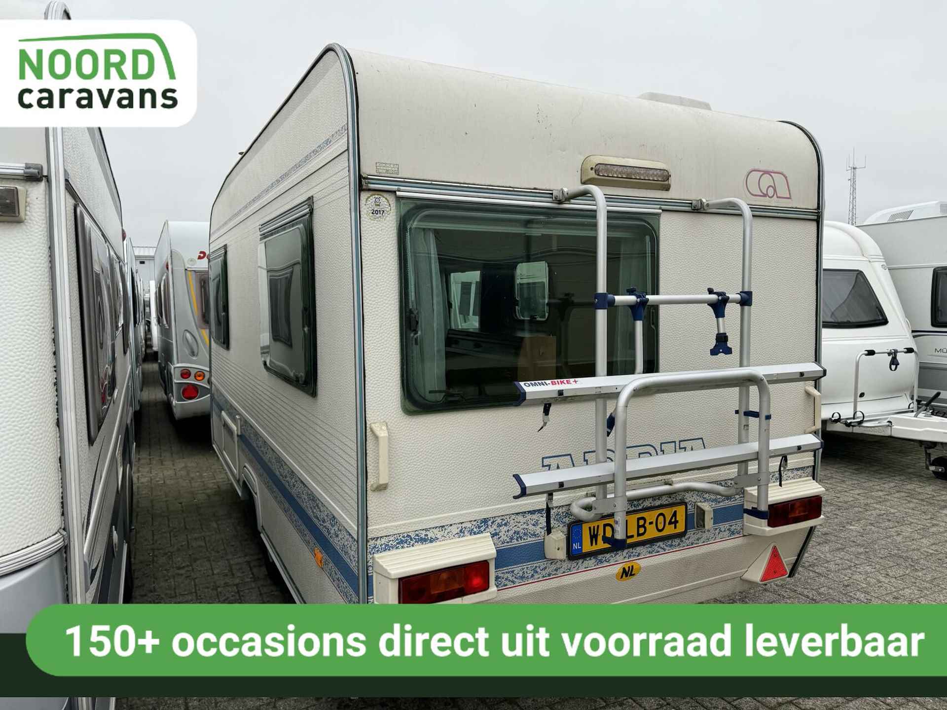 ADRIA UNICA 390 DS VOORTENT + DWARSBED + FIETSENDRAGER - 3/16