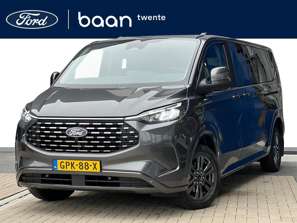 Ford Tourneo Custom PHEV 233PK Titanium L2 | Incl. BPM & BTW | Geel kenteken | 8 Persoons | Zeer Luxe |