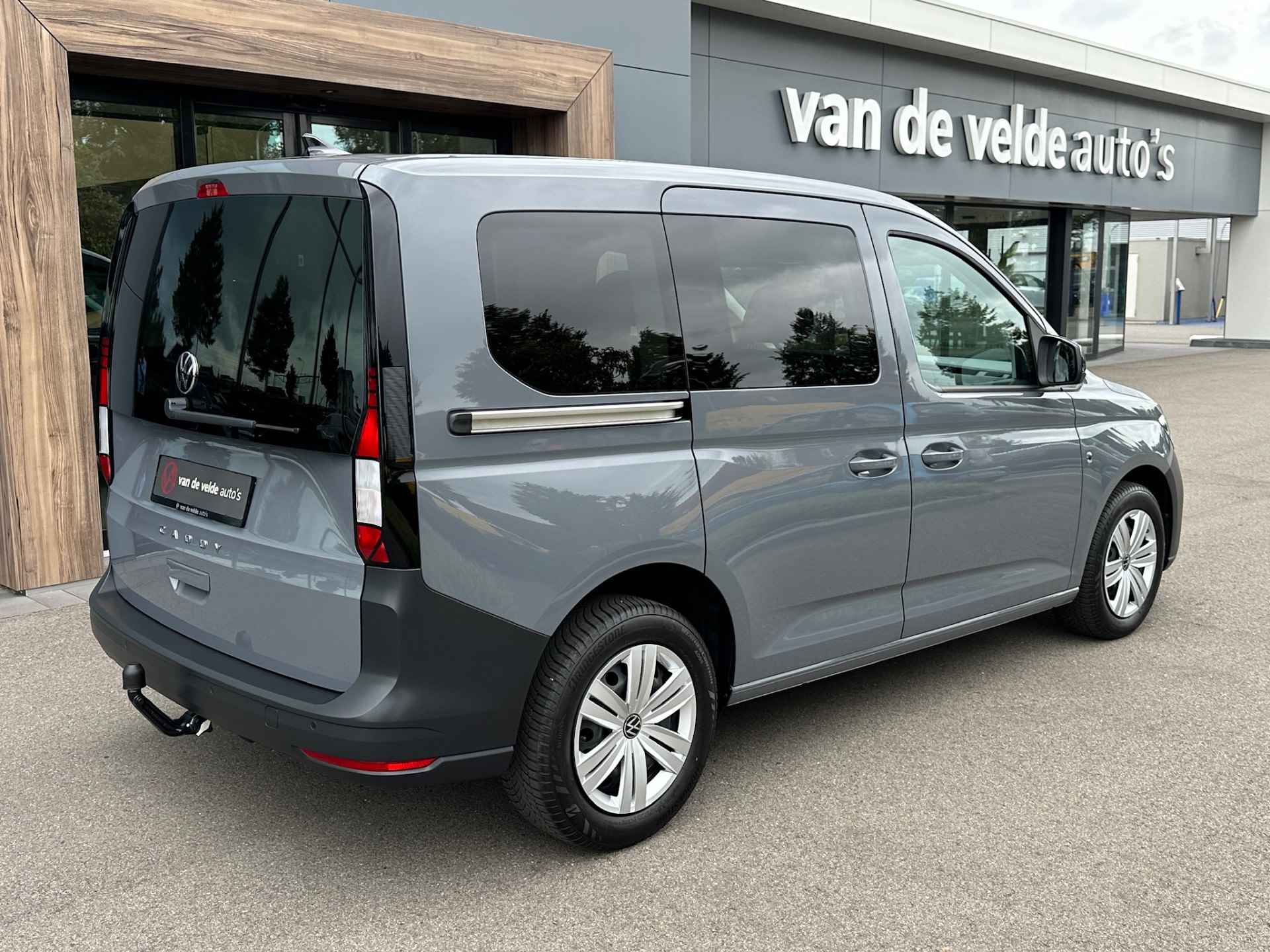 Volkswagen Caddy 1.5 TSI DSG 5-persoons | Trekhaak | Cruise | Parkeersensoren | Rijklaar incl. garantie - 4/27