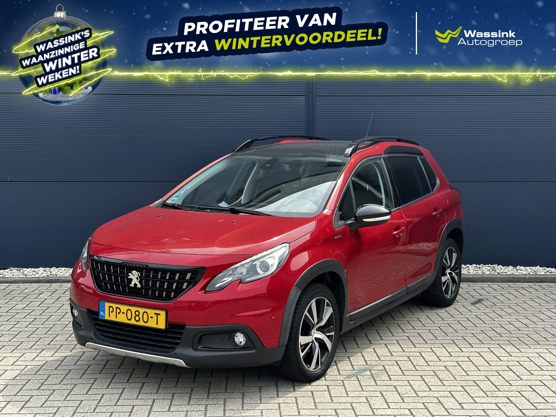 PEUGEOT 2008 1.2 PureTech 110pk GT-Line Panoramadak | Camera  | Trekhaak | All seasonbanden | Navigatie