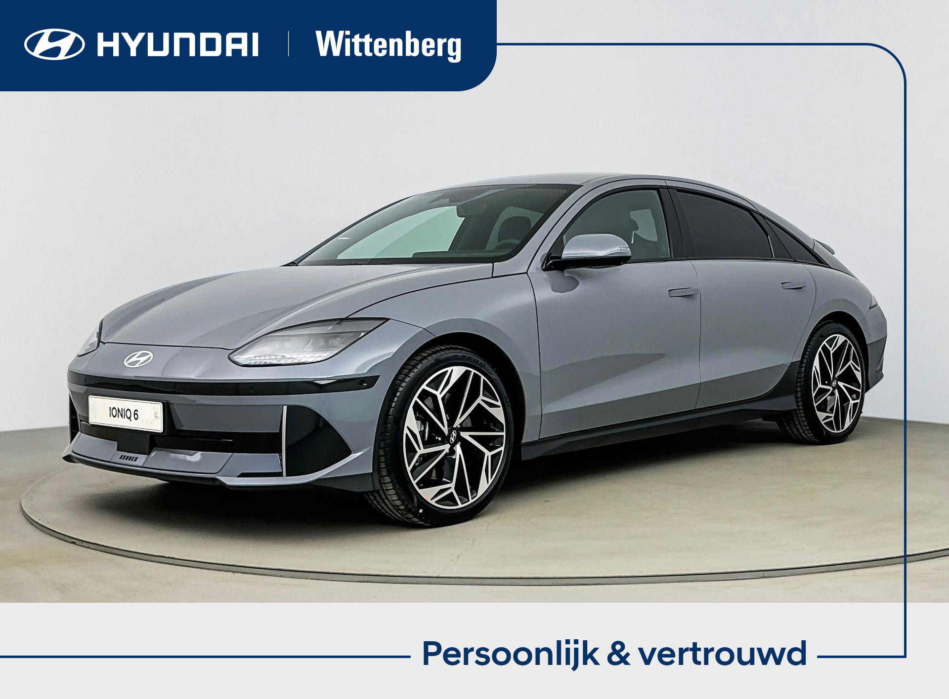 Hyundai IONIQ 6 Lounge AWD 77 kWh 325pk | Incl. €18.800,- Voorraadactie! | Leer | Stoel + stuurverwarming | Memory | Warmtepomp | V2L |