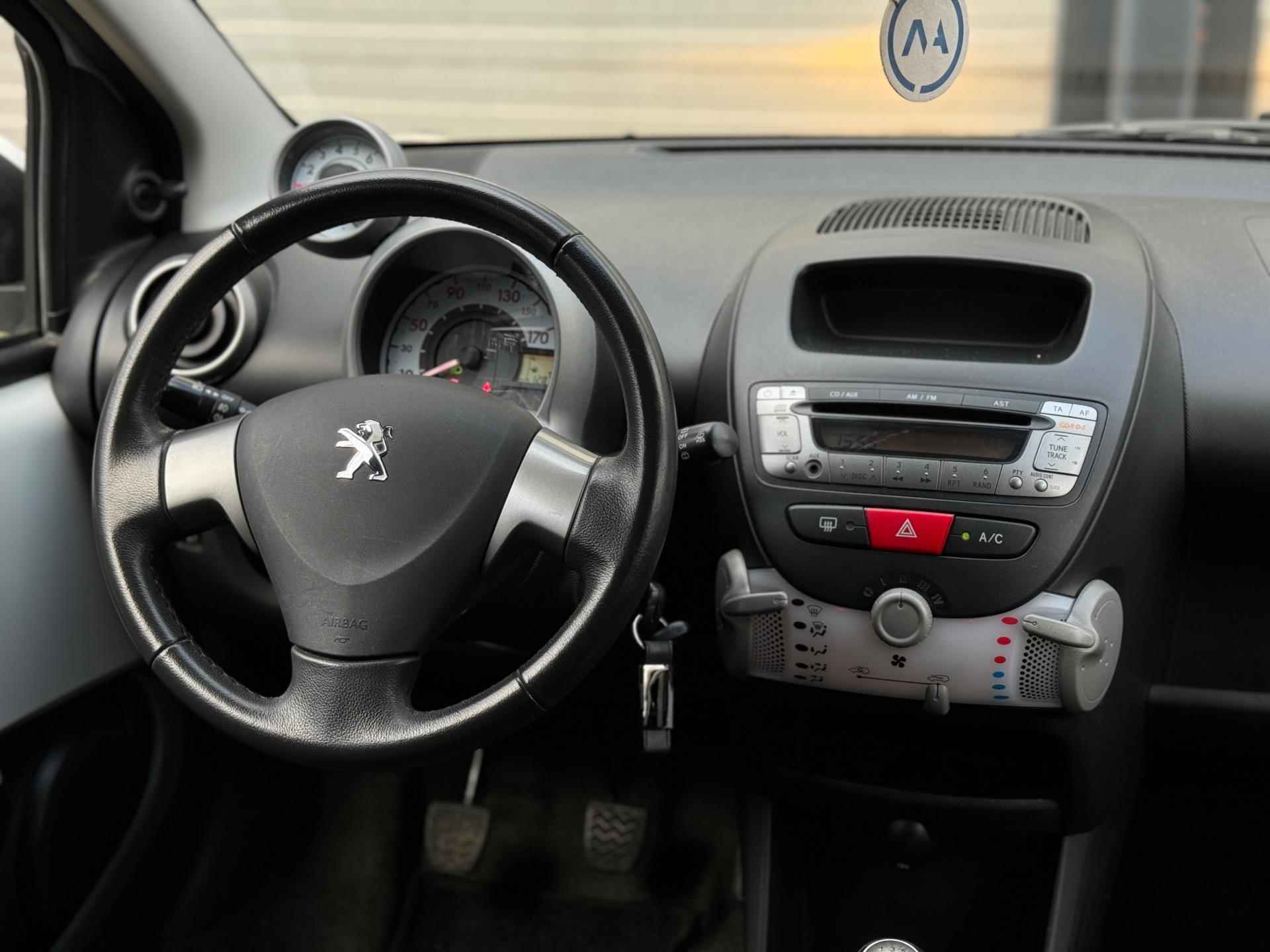 Peugeot 107 1.0|Airco|Lage KM|5drs|Facelift|Topstaat|Toerenteller|Zeer nette auto|Blauwe accenten|Rijdt en schakelt perfect - 5/31