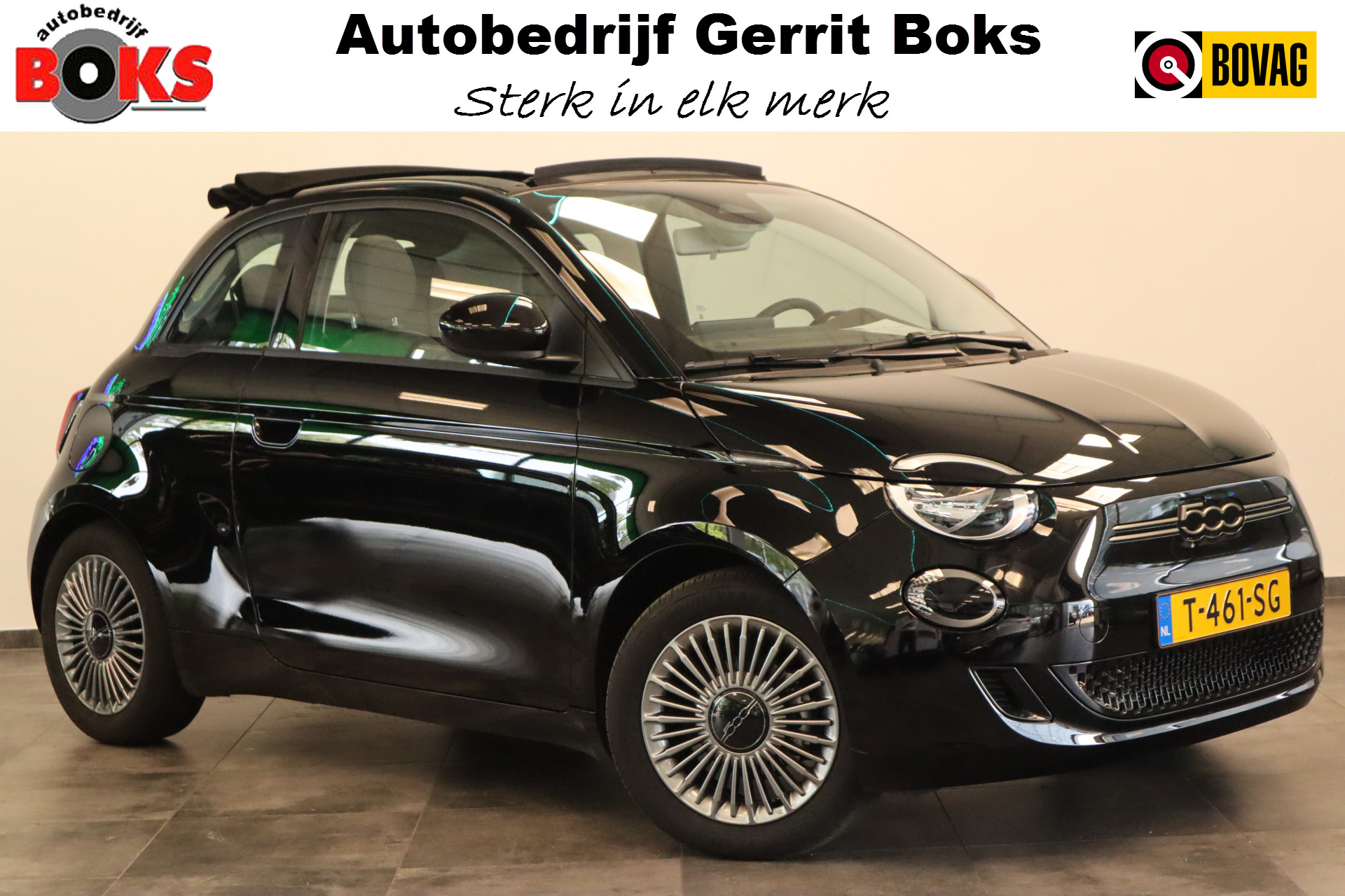 Fiat 500E CABRIO Navigatie CruiseControl 16'lmv NAP! 2 jaar garantie mogelijk* (vraag naar de voorwaarden)