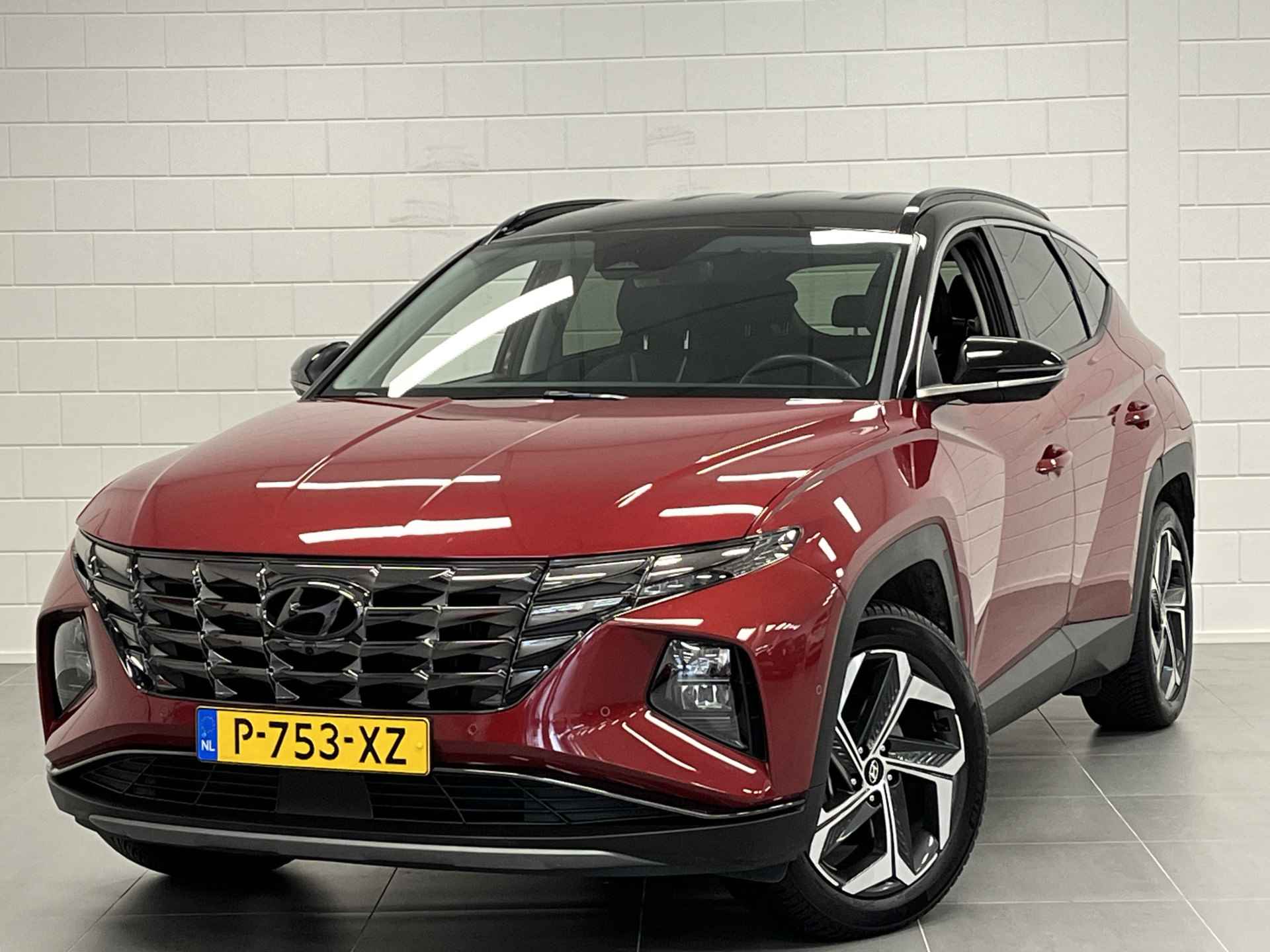 Hyundai Tucson 1.6 T-GDI PHEV Premium 4WD LEDER | FULL LED | 360 CAMERA | TWO TONE | STOERE LUXE SUV! - 42/46