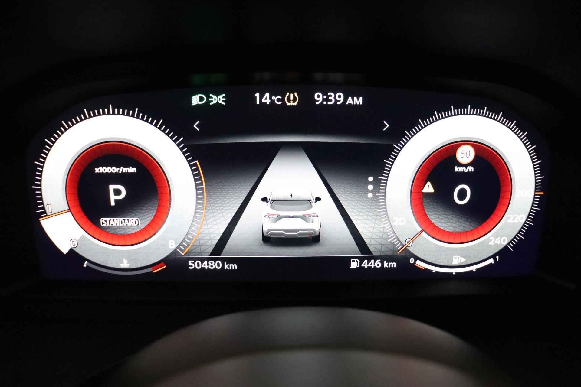 Nissan Qashqai 1.3 MHEV Xtronic N-Connecta 1800 kg trekgewicht! | Automaat | Navigatie | Panoramadak | Rondomzicht camera | Getint glas | Dakrails | Keyless - 33/37