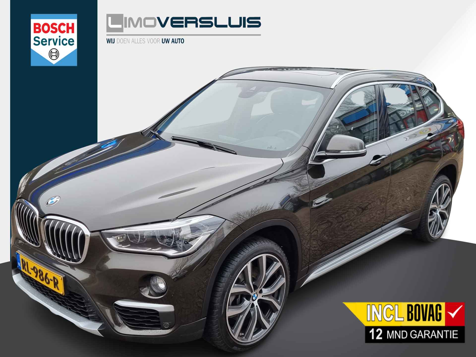 BMW X1 sDrive20i High Executive 192 PK | X-line | Panorama | Led | Climate contr. | Leder | NL-auto 12 mnd BOVAG garantie Whatsapp 06-53188999 - 1/49