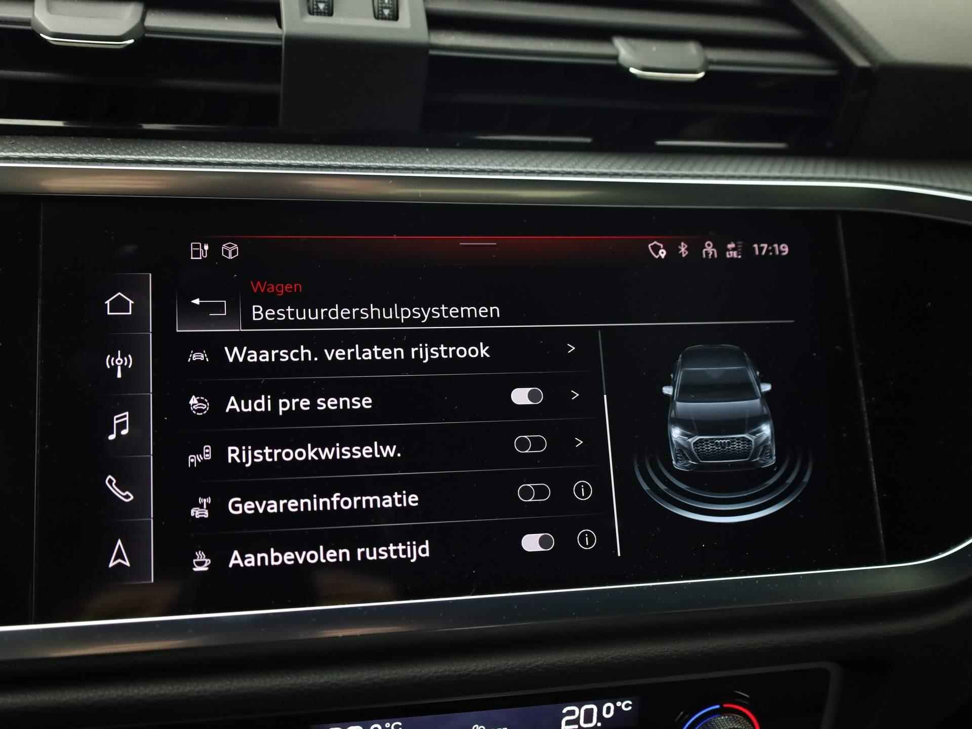 Audi Q3 Sportback 45 TFSI E 245 pk S Line | Elektrische Stoelen + Verwarming | 360 Camera | Virtual Cockpit Plus | - 30/43