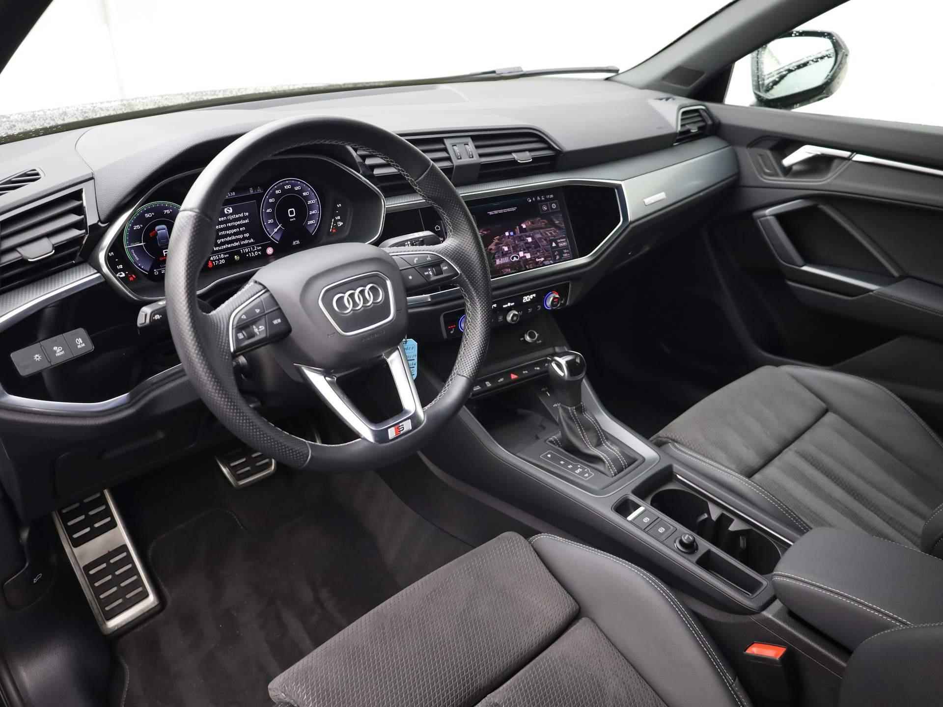 Audi Q3 Sportback 45 TFSI E 245 pk S Line | Elektrische Stoelen + Verwarming | 360 Camera | Virtual Cockpit Plus | - 37/43