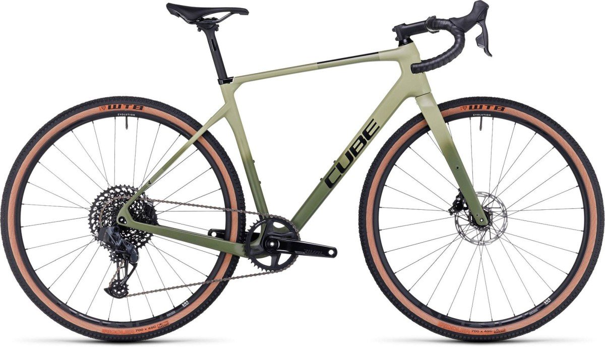 CUBE NUROAD C:62 SLX Heren Olive/green M 56cm M 2024