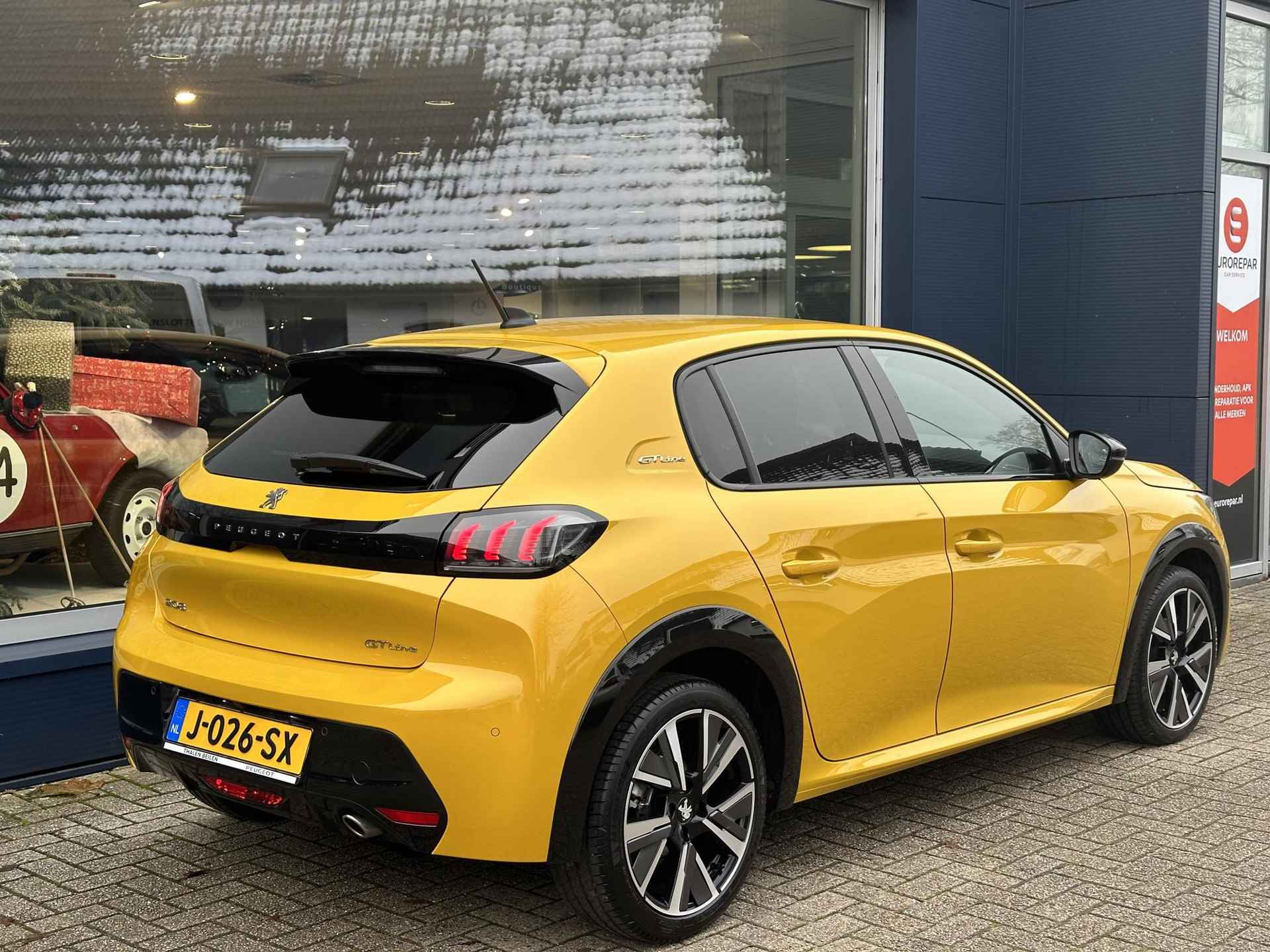 Peugeot 208 GT-line 100 PK 6-Bak | Full LED Verlichting | 17 Inch Lichtmetalen Velgen | Achteruitrijcamera | Navigatie via Smartphone | Parkeersensoren | Stoelverwarming | Dakspoiler | DAB+ | Keyless Start | Sportief ! - 7/65