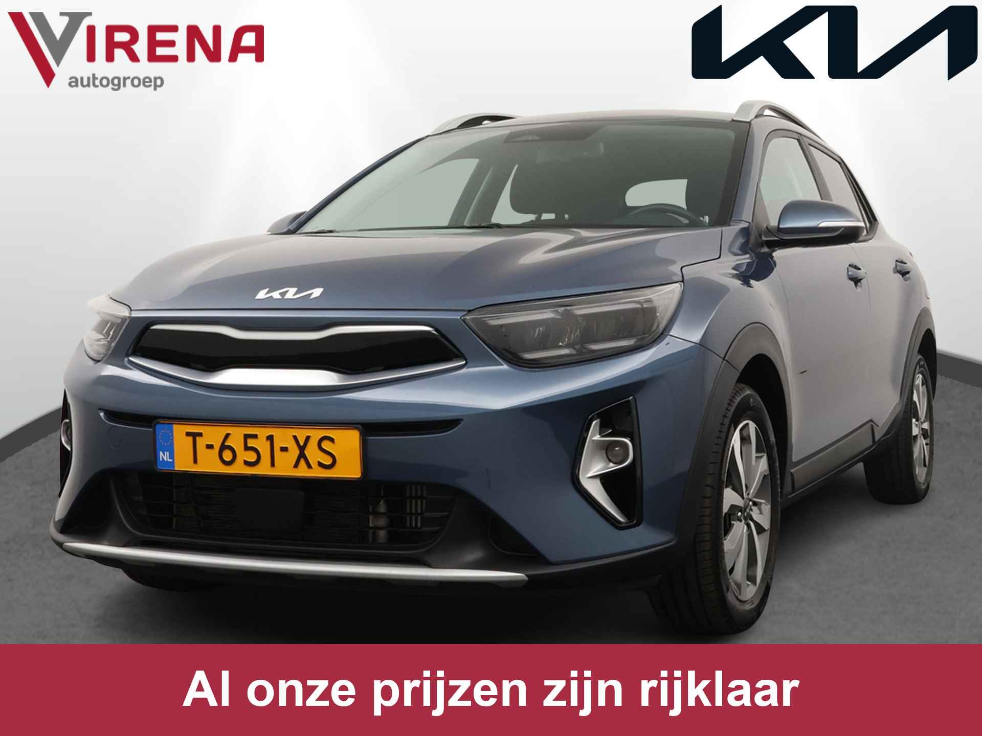 Kia Stonic 1.0 T-GDi MHEV DynamicPlusLine Led Koplampen - Climate Control - Cruise Control - Navigatie - Apple/Android Carplay - Fabrieksgarantie tot 05-10-2030 - 1/49