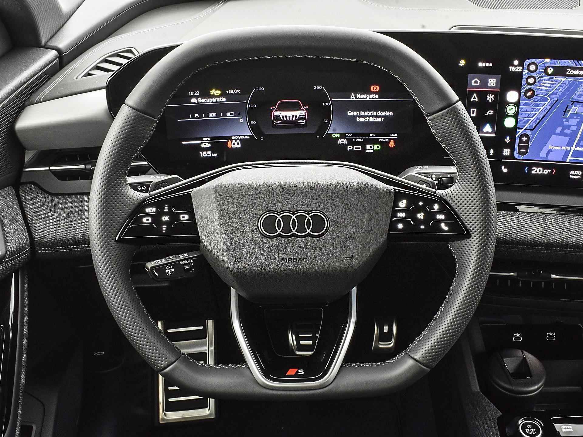 Audi Q6 e-tron S edition performance 100 kWh · Luchtvering · Adaptive cruise control · Camera's rondom - 25/49