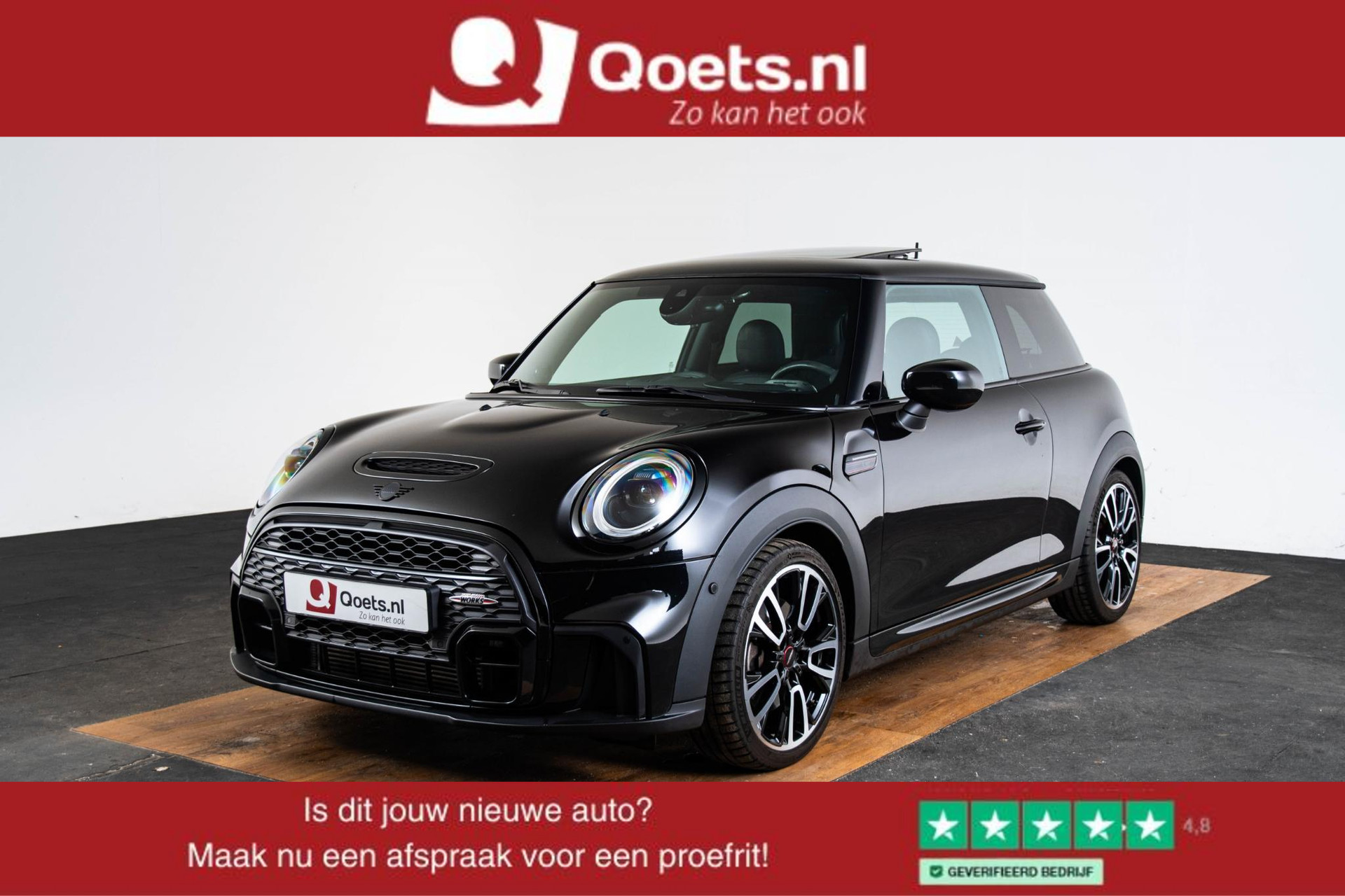 Mini Mini 2.0 Cooper S John Cooper Works Mini Mini 2.0 Cooper S Rockingham GT Edition Schuif/Kantel Dak - Parking/Driving Assistant - Head Up - Elektrisch verwarmbare voorstoelen - Comfort Access - Getinte Ruiten - Cruise Control - John Cooper Works Aerodynamica Kit -