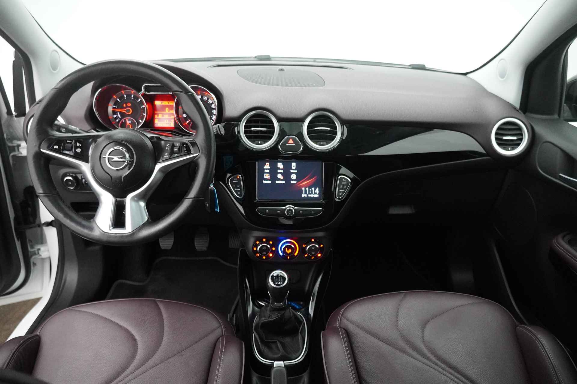 Opel ADAM BWJ 2017 / 1.0 Turbo 90PK Jam Favourite / Leer / Pano dak / Clima / Navi / Cruise / Stoelverw. / Stuurwiel verw. / Carplay / - 12/30