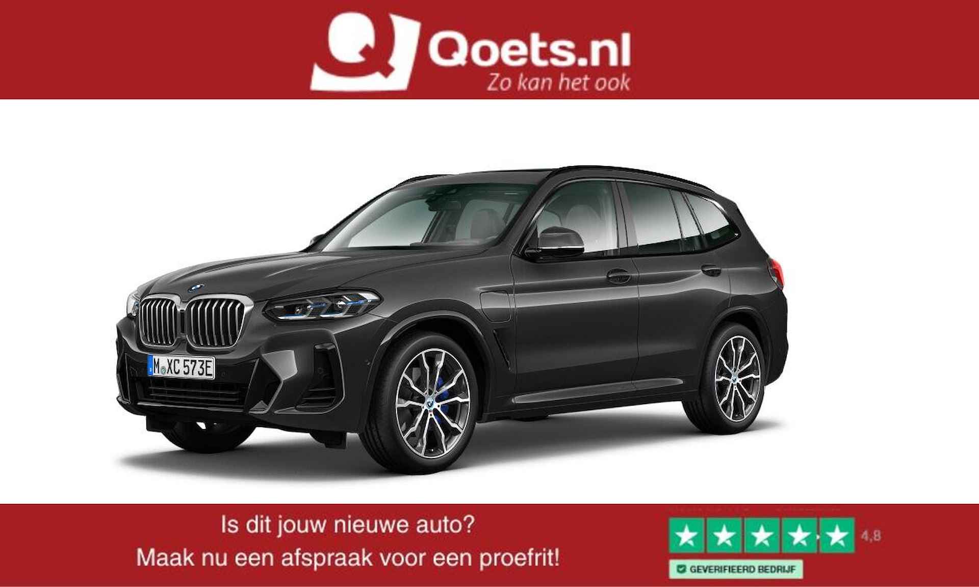 BMW X3 xDrive30e High Executive M Sport - Trekhaak - Panoramadak - Elektrisch verwarmbare voorstoelen - Comfort Acces - Parking/Driving Assistant - Head Up - Harman Kardon - Stuurwielrand verwarmd - Getinte ruiten -