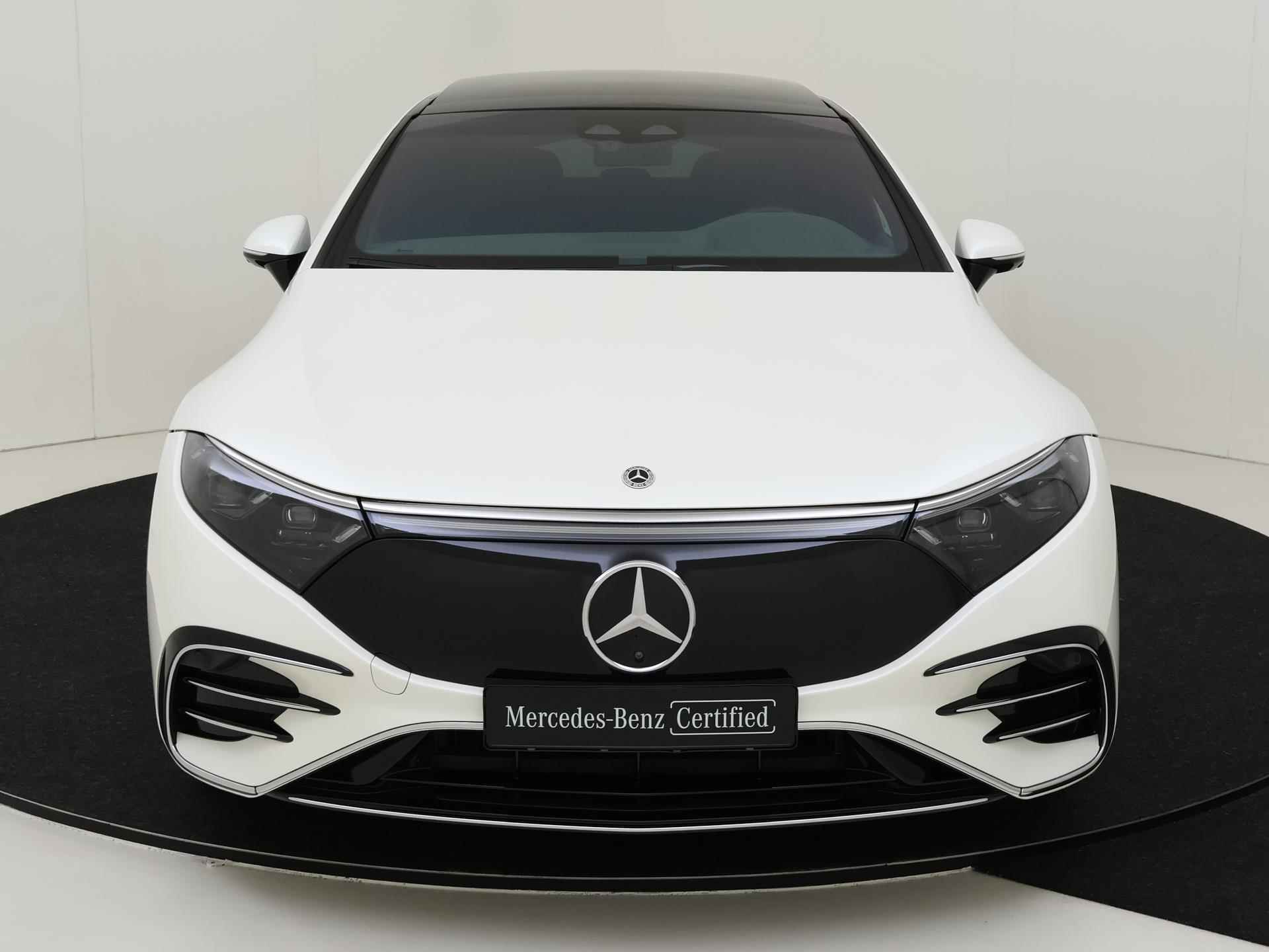 Mercedes-Benz EQS 580 4MATIC AMG Line / Memory-Stoelen / HYPERSCREEN / Stoelverkoeling  / Panaroma-schuifdak  / 360Graden-Camera / Headup-Display / - 9/32