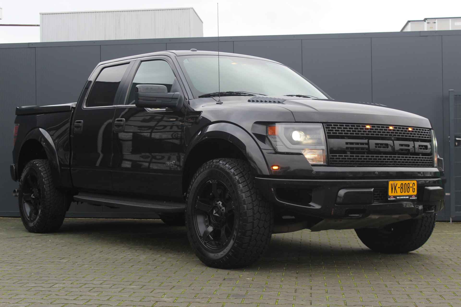 Ford USA F-150 SVT RAPTOR 6.2 V8 LPG 417PK | 4X4 | Trekhaak 3500kg | Camera | Navigatie | Stoelverwarming | 20 inch velgen | Schuif/kantel dak | Stoelverkoeling | Vol lederen bekleding | Zwarte hemel | Bluetooth | TV schermen achterin | - 9/81