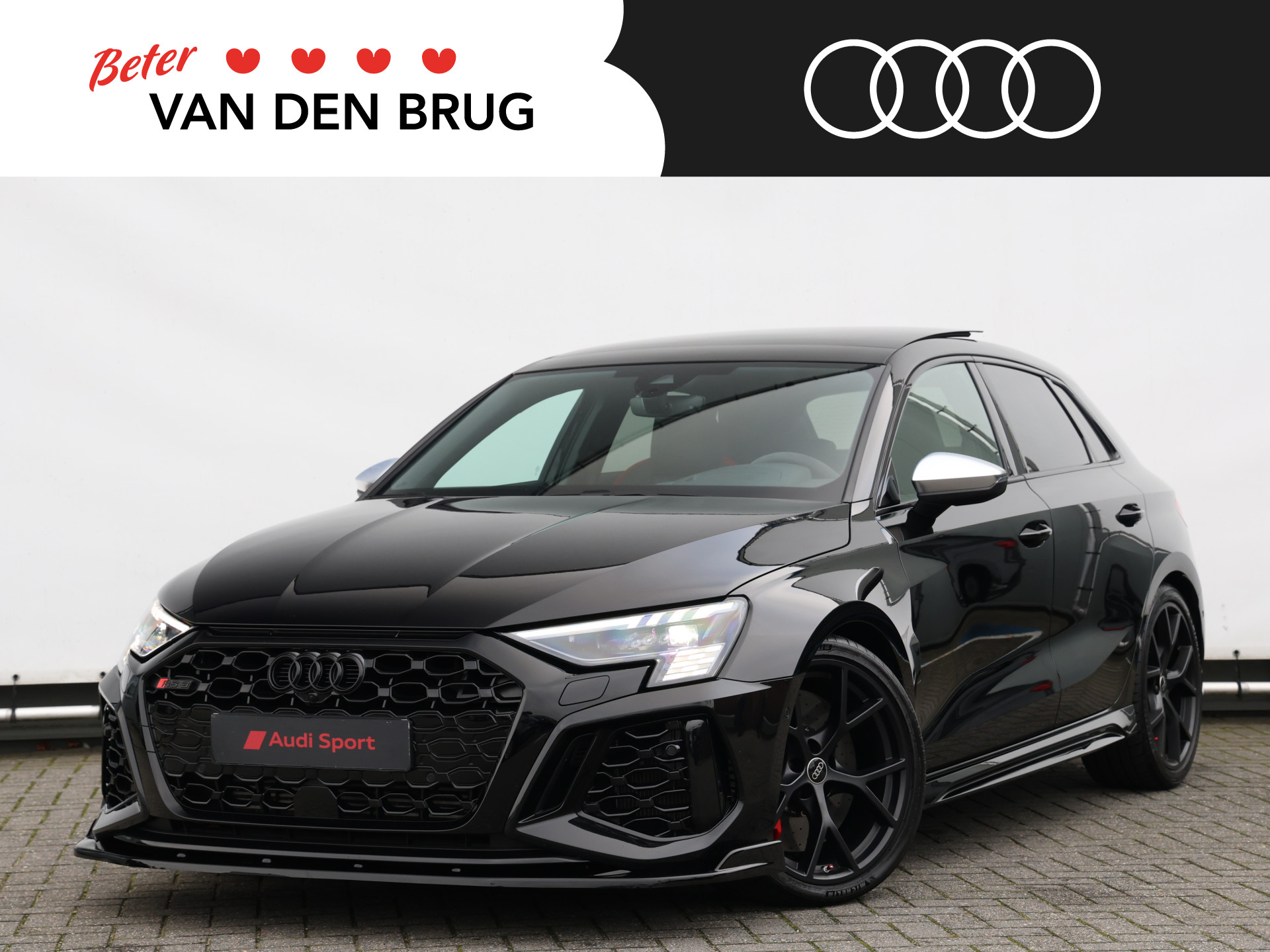 Audi RS3 Sportback 2.5 TFSI quattro 400pk | Keramisch | Pano | B&O | Head-up | 290km/u | Dodehoekdetectie | Adaptive cruise | Stoelverwarming | Keyless