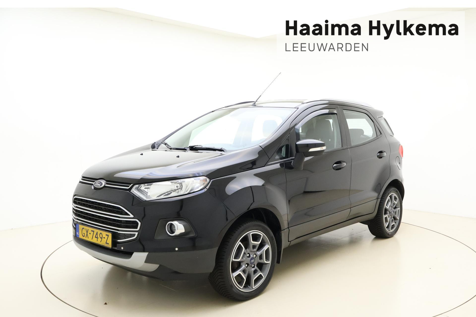 Ford EcoSport 1.0 EcoBoost Titanium 125 PK | Handgeschakeld | Trekhaak | Lederen bekleding | Climate Control | Airco | Start/stop | Licht metalen velgen