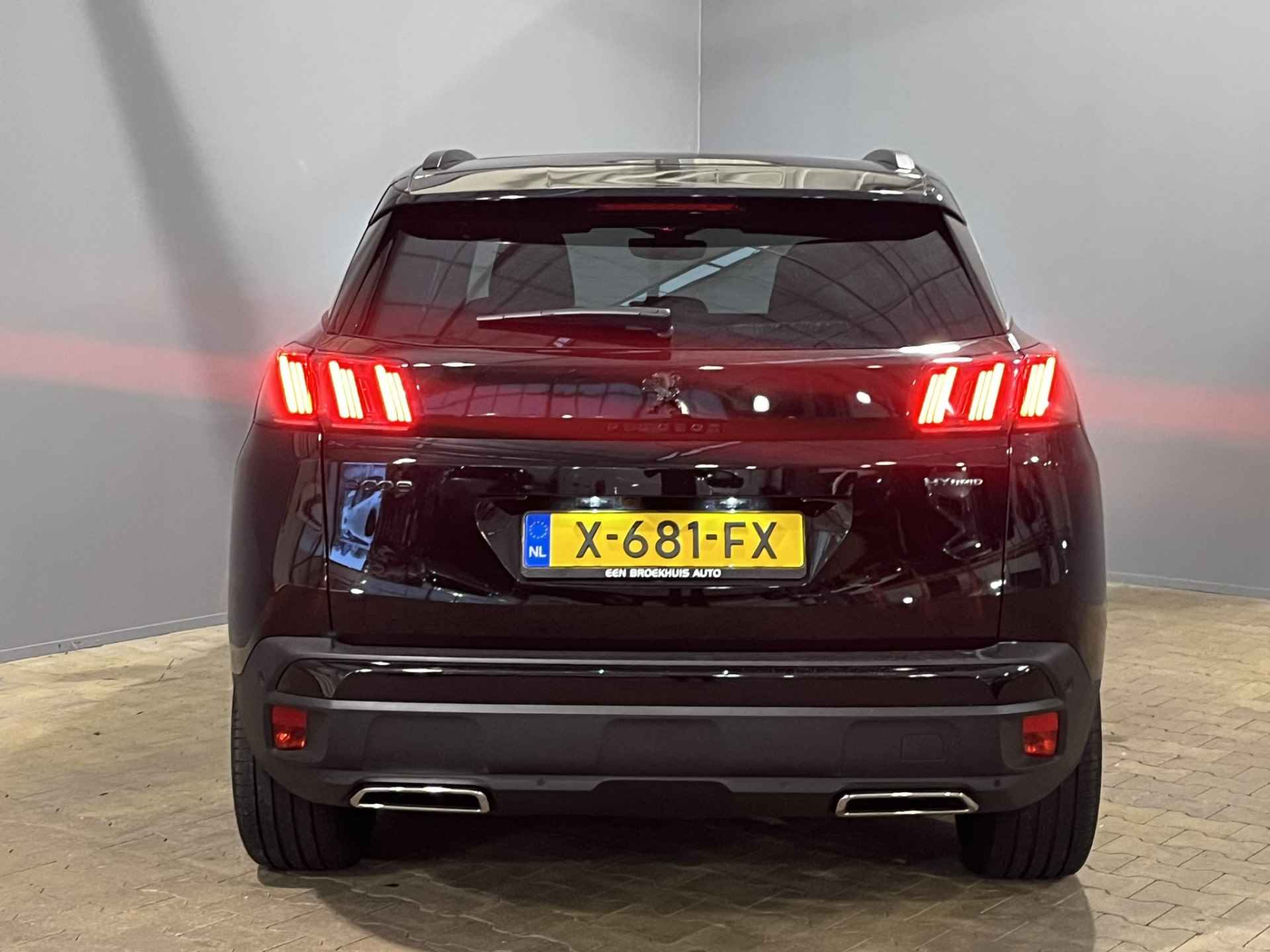 Peugeot 3008 1.6 HYbrid 225 GT | Black Pack | Panoramadak | Keyless | Elek.Stoel | Elek.Klep | Camera | Adaptieve cruise | Clima | Dode hoek  Geheugen! | Leder/Stof | 19'' Lichtmetaal | Getint glas | Carplay | 2023 | 18.337KM! - 10/56