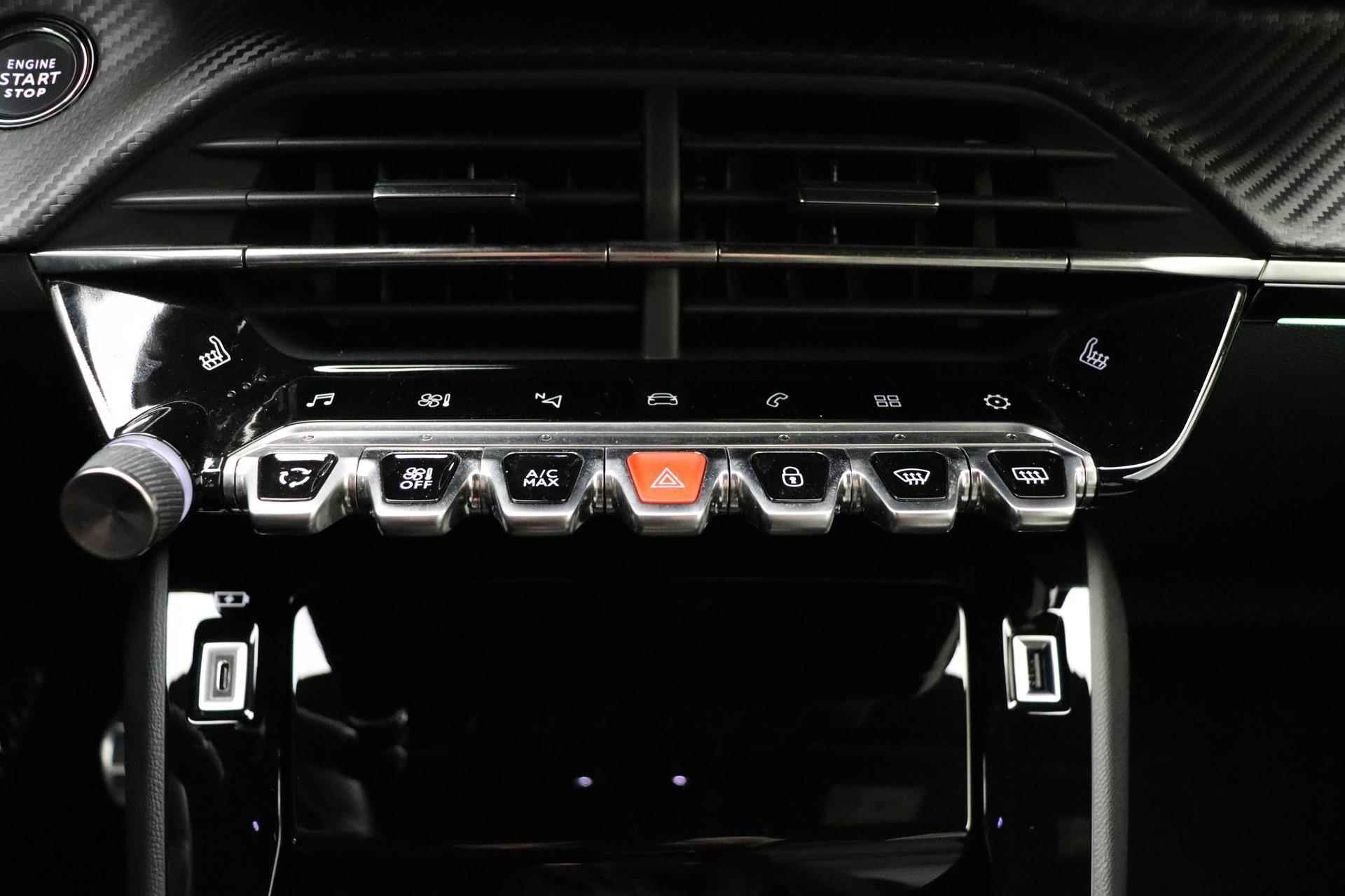 Peugeot 208 1.2 PureTech GT Pack | APPLE CARPLAY | KEYLESS ENTRY | NAVIGATIE | DRAADLOZE OPLADER | STOELVERWARMING | PARKEERSENSOREN V+A | - 25/35