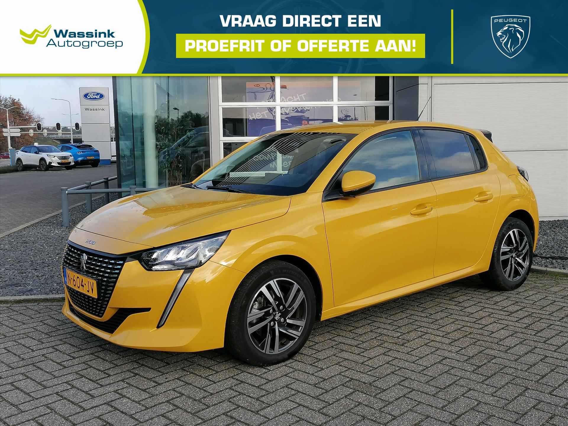 Peugeot 208 1.2 PureTech 100pk Automaat Allure | Stoelverwarming | Carplay en android auto | Parkeer sensoren | - 1/20