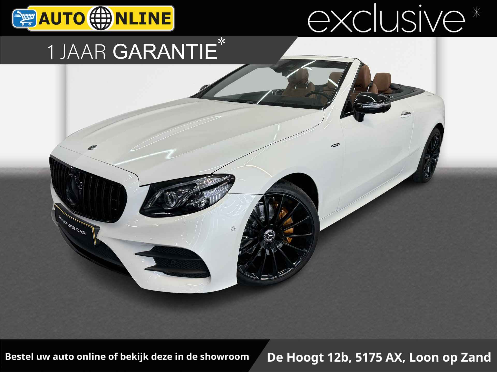 Mercedes-Benz E-klasse Cabrio 220 d Premium AMG ✅AMG-Line✅STOELVENTILATIE✅Full Digital Dash✅BURMESTER✅WIDE SCREEN✅SFEERVERLICHTING - 1/102