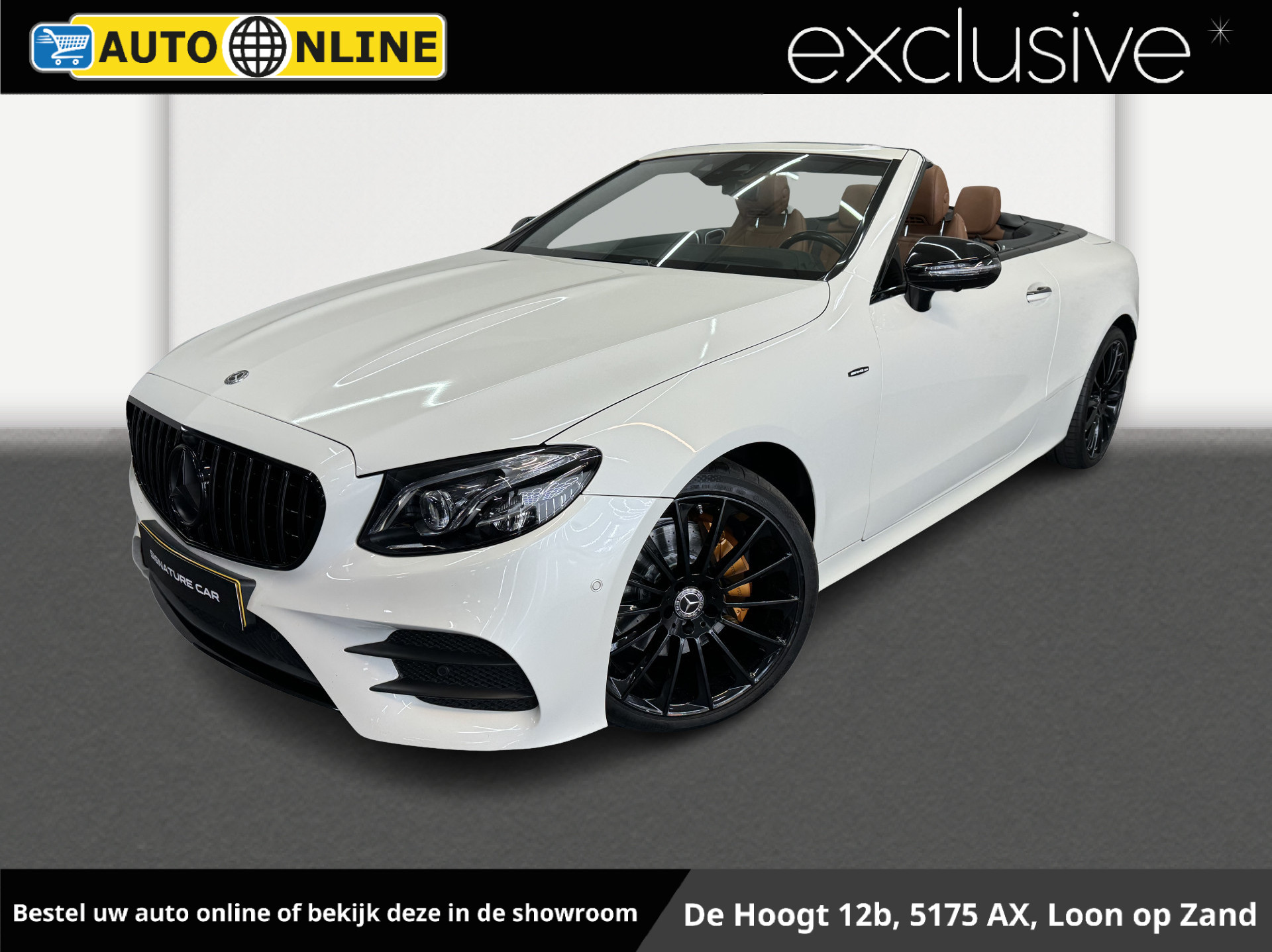 Mercedes-Benz E-klasse Cabrio 220 d Premium AMG ✅AMG-Line✅STOELVENTILATIE✅Full Digital Dash✅BURMESTER✅WIDE SCREEN✅SFEERVERLICHTING